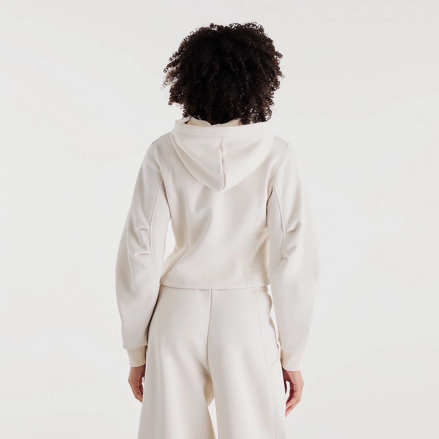 Дамско худи New Balance Athletics Crafted Fleece Full Zip Hoodie - WJ62Y57TLIN отзад