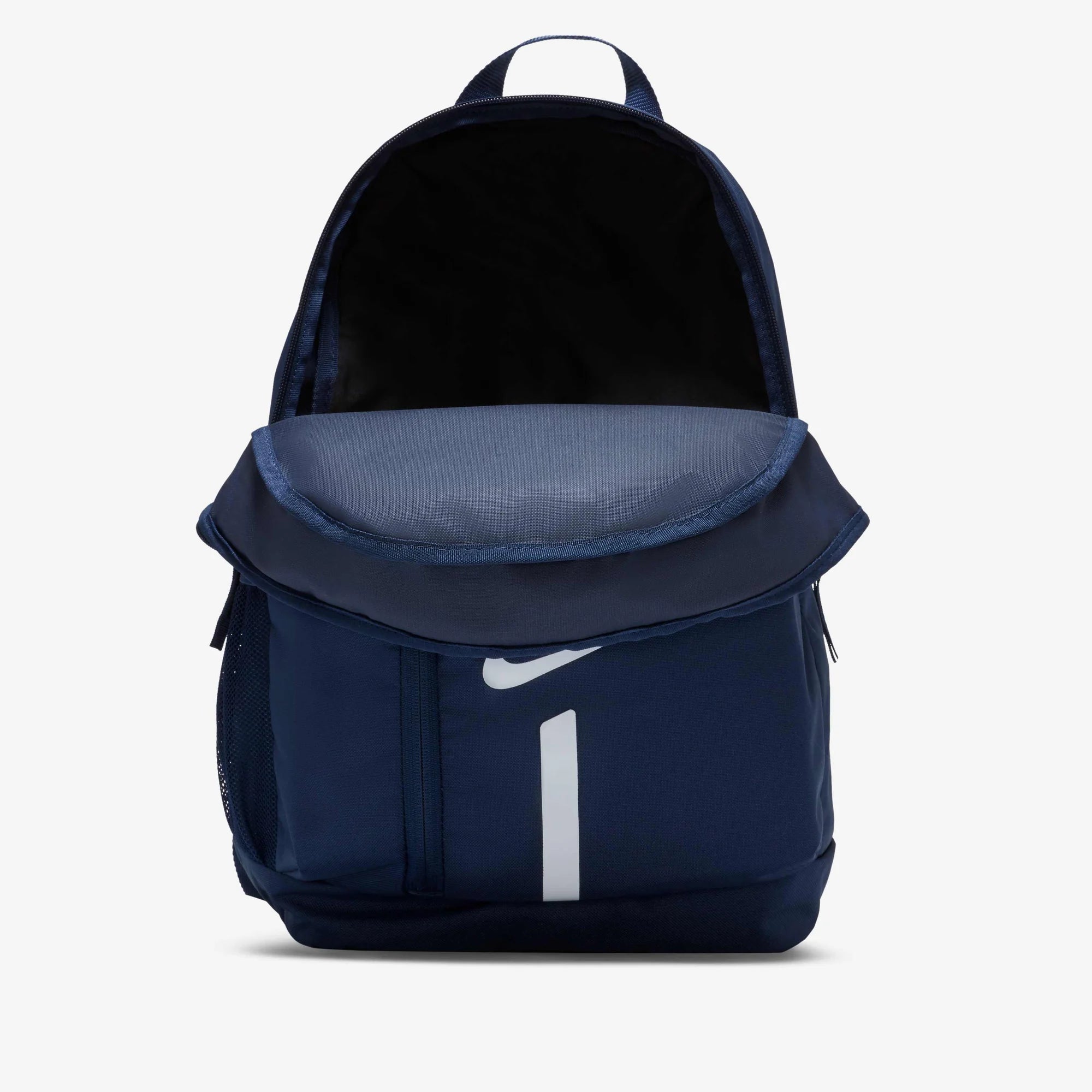 Детска раница Nike Academy Team Football Backpack (22L) - DA2571-411 детайл джоб