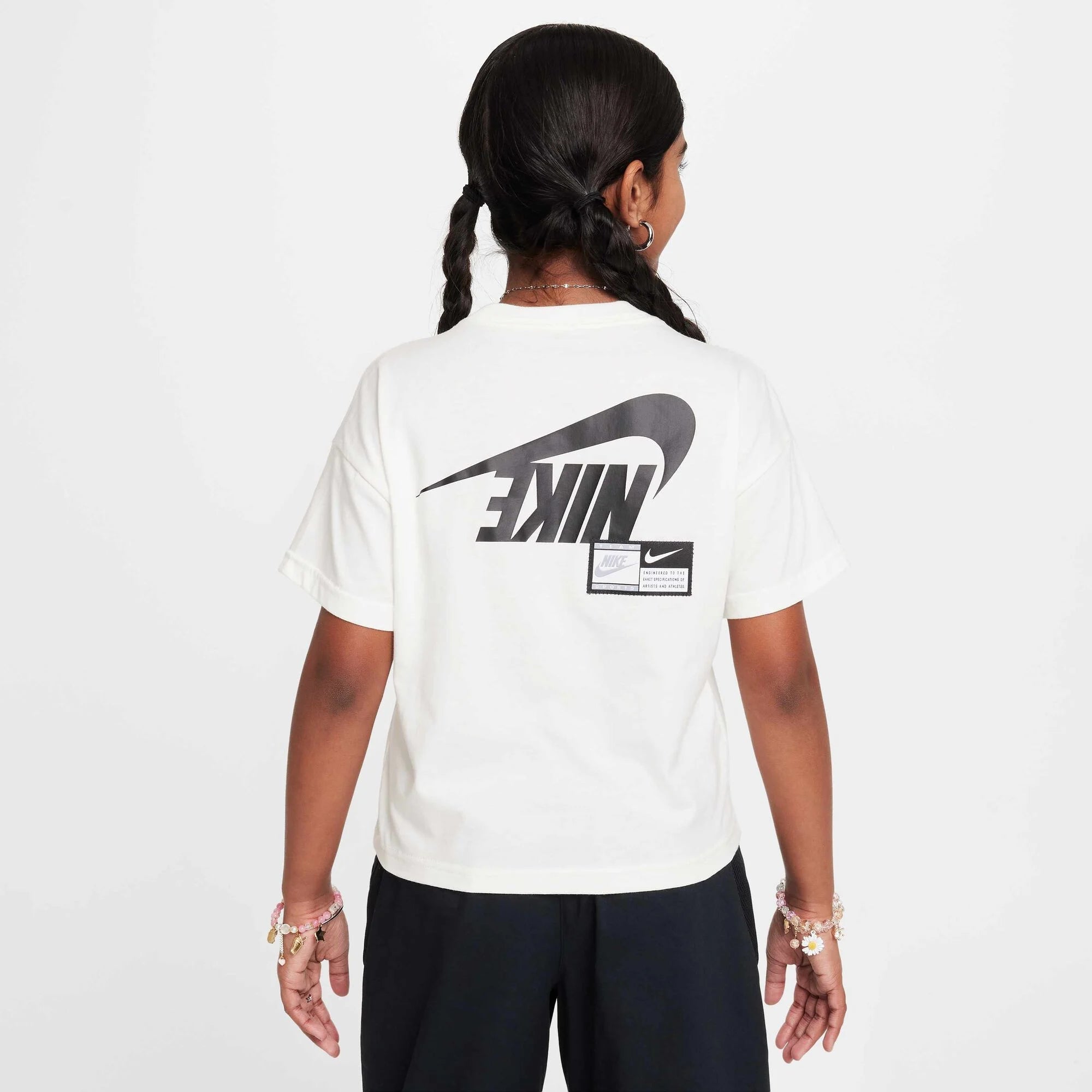 Детска тениска Nike Sportswear Older Kids' (Girls') Dance Tee - HM6306-133 отзад