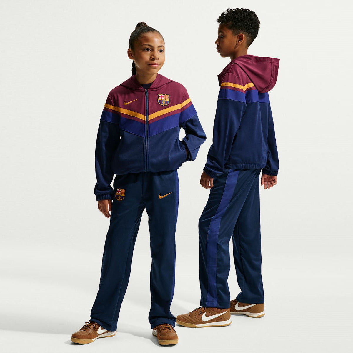Детски екип Nike F.C. Barcelona Home Dri-FIT Football Hooded Tracksuit - IO3566-682