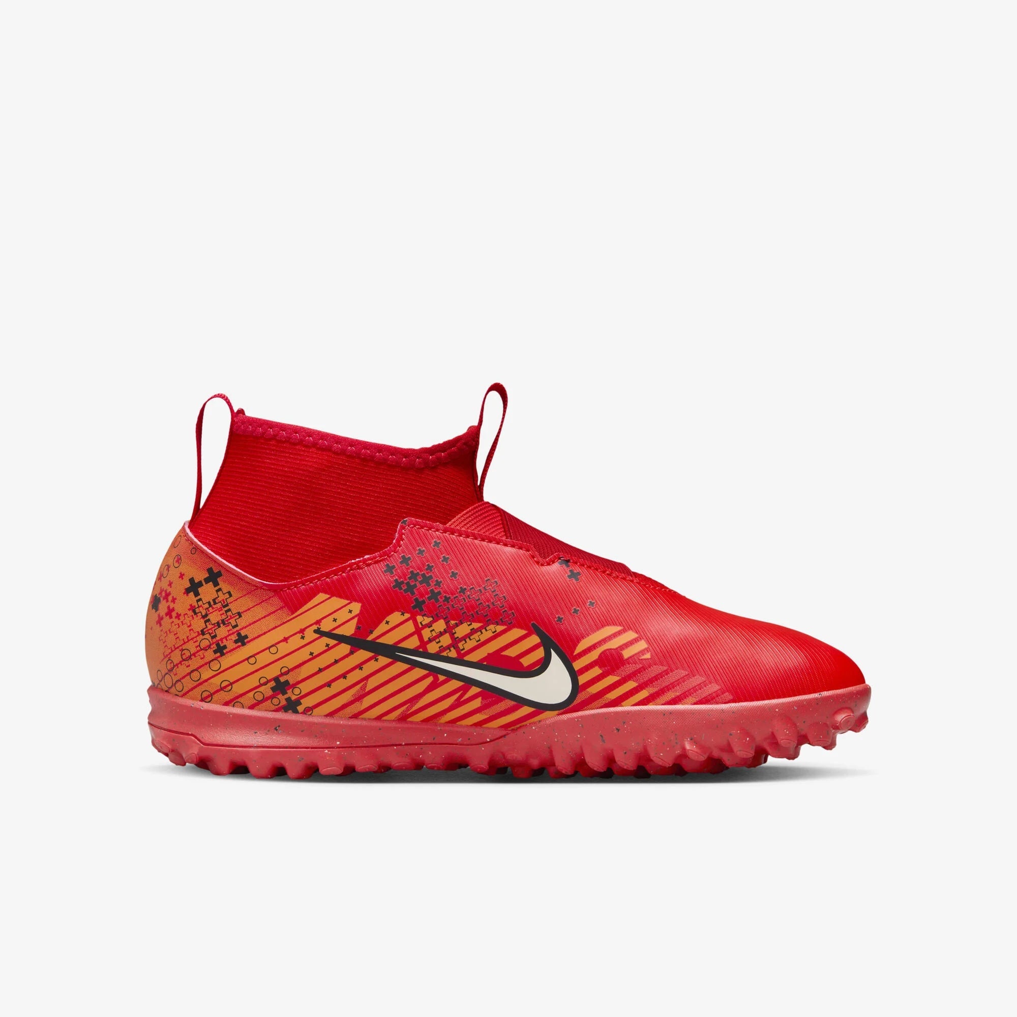 Детски футболни обувки Nike Jr. Superfly 9 Academy Mercurial Dream Speed TF - FJ0349-600 отстрани