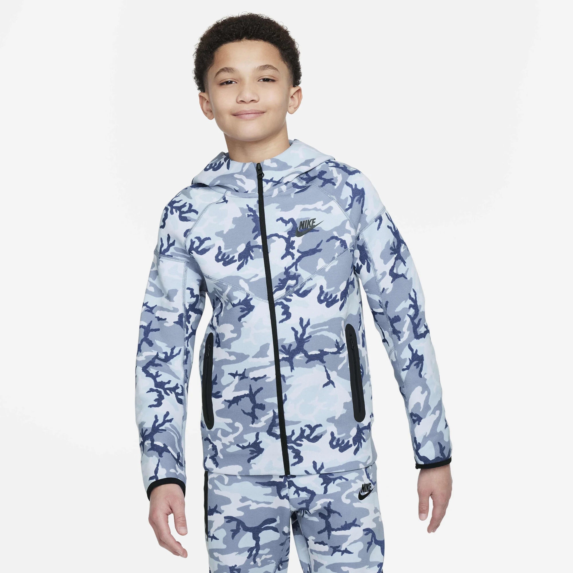 Детско худи Nike Tech Fleece Camo Hoodie - Airhouse