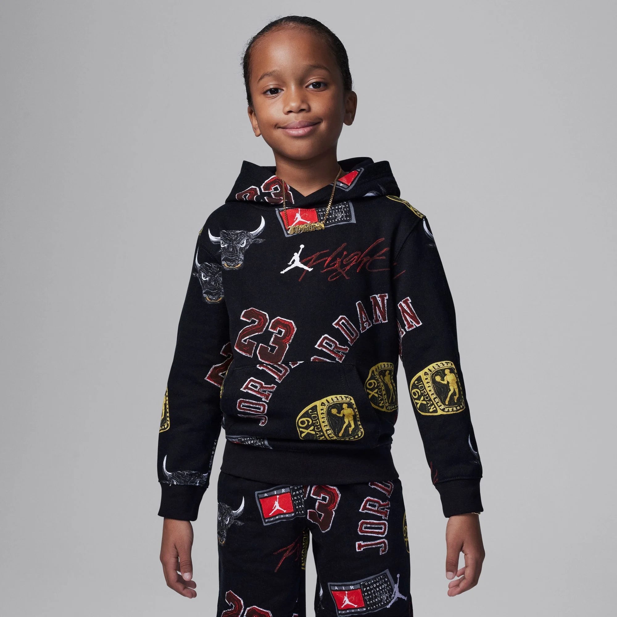 Детско худи Jordan MJ Essentials Pullover Hoodie - 85D064-023