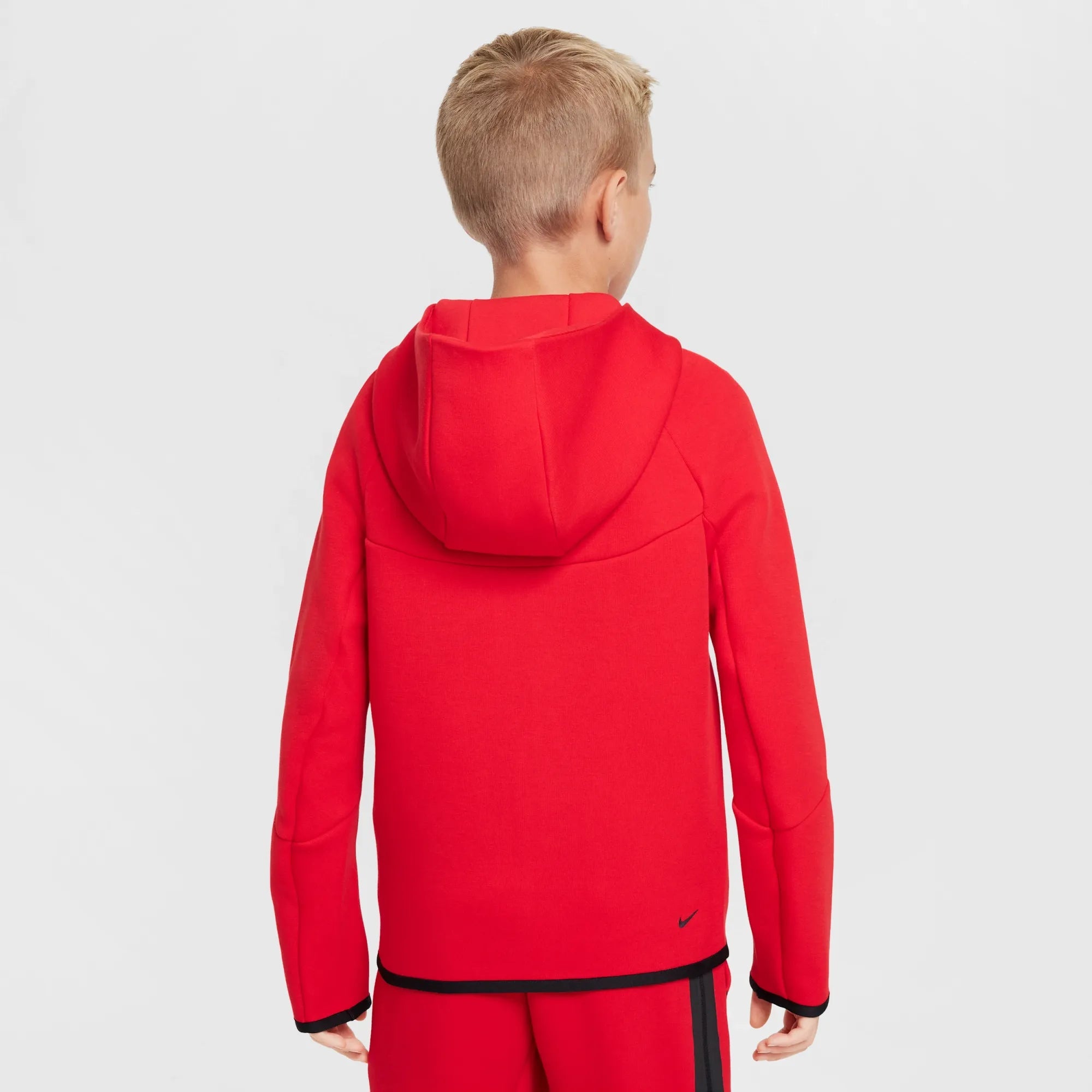 Детско худи Nike Sportswear Tech Fleece Full-Zip Hoodie - HV5867-657 отзад