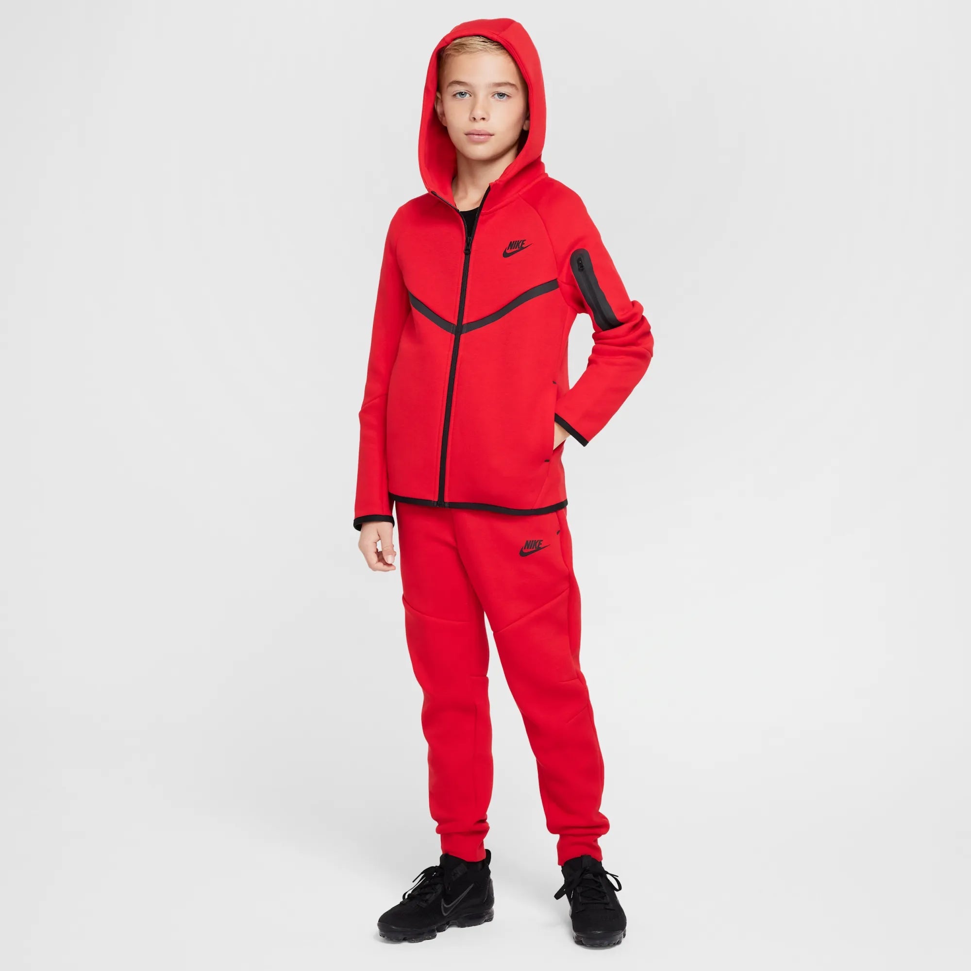 Детско худи Nike Sportswear Tech Fleece Full-Zip Hoodie - HV5867-657 модел