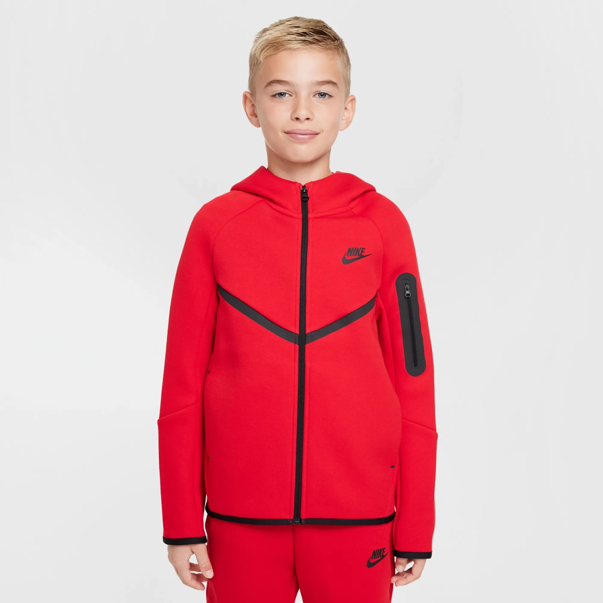 Детско худи Nike Sportswear Tech Fleece Full-Zip Hoodie - HV5867-657