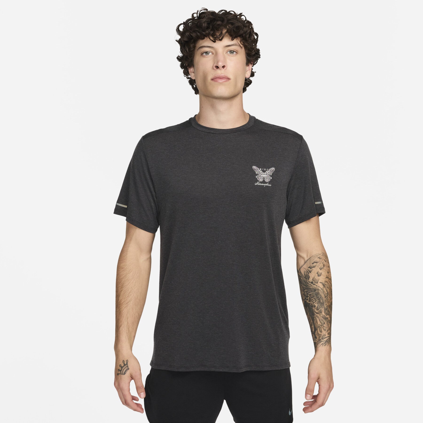 Мъжка тениска Nike Rise 365 Running Division T-Shirt FN3980 - 010 - Airhouse