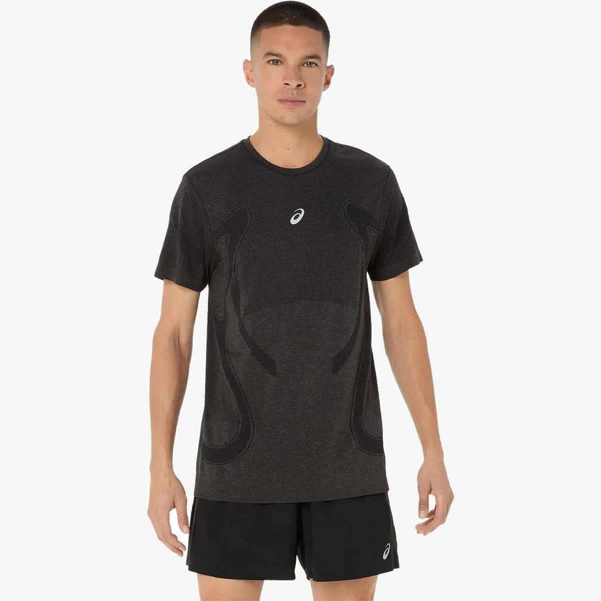 Мъжка тениска Asics Road Seamless Top - 2011D355-001