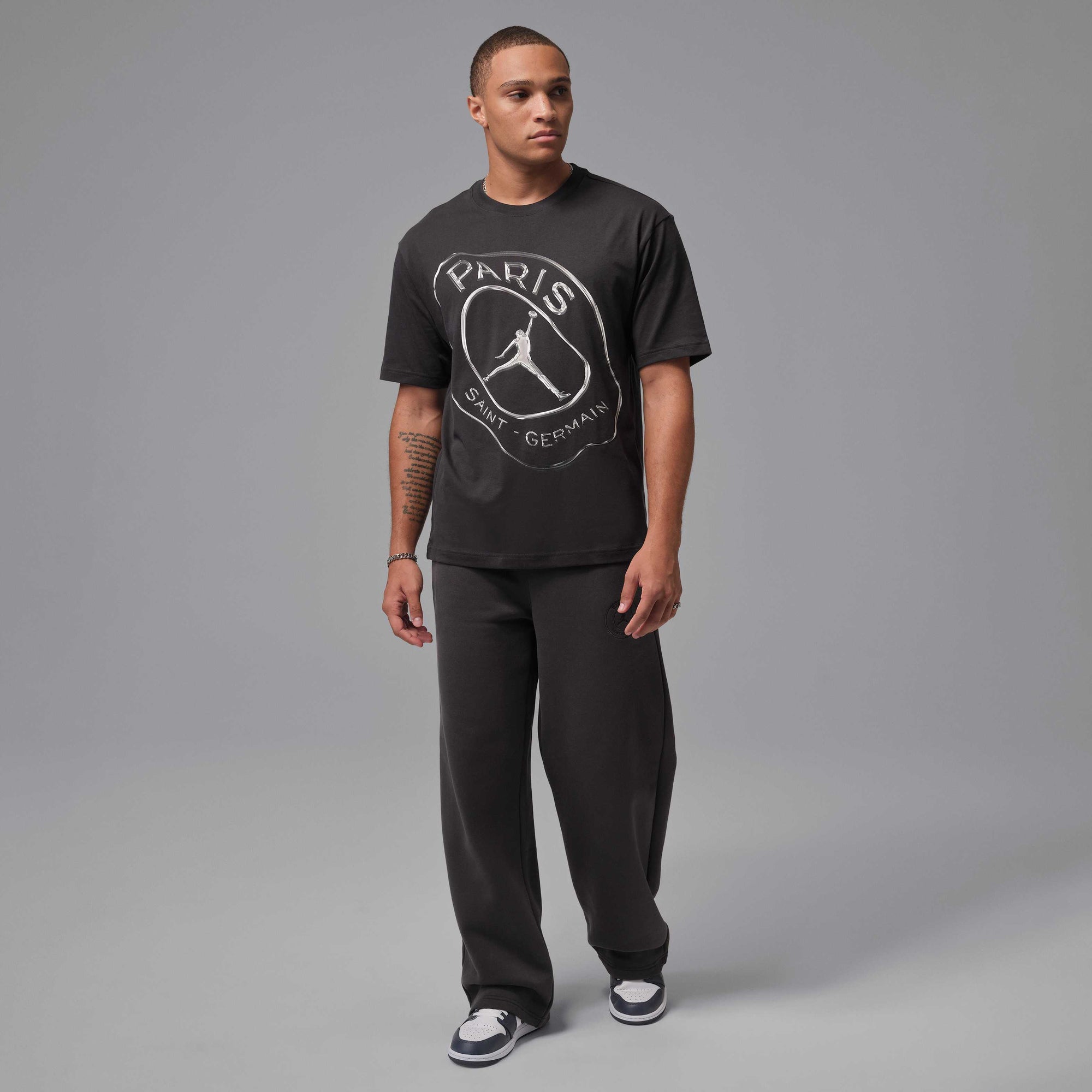 Мъжка тениска Jordan Paris Saint-Germain Practice T-Shirt IF3807-018 модел отпред