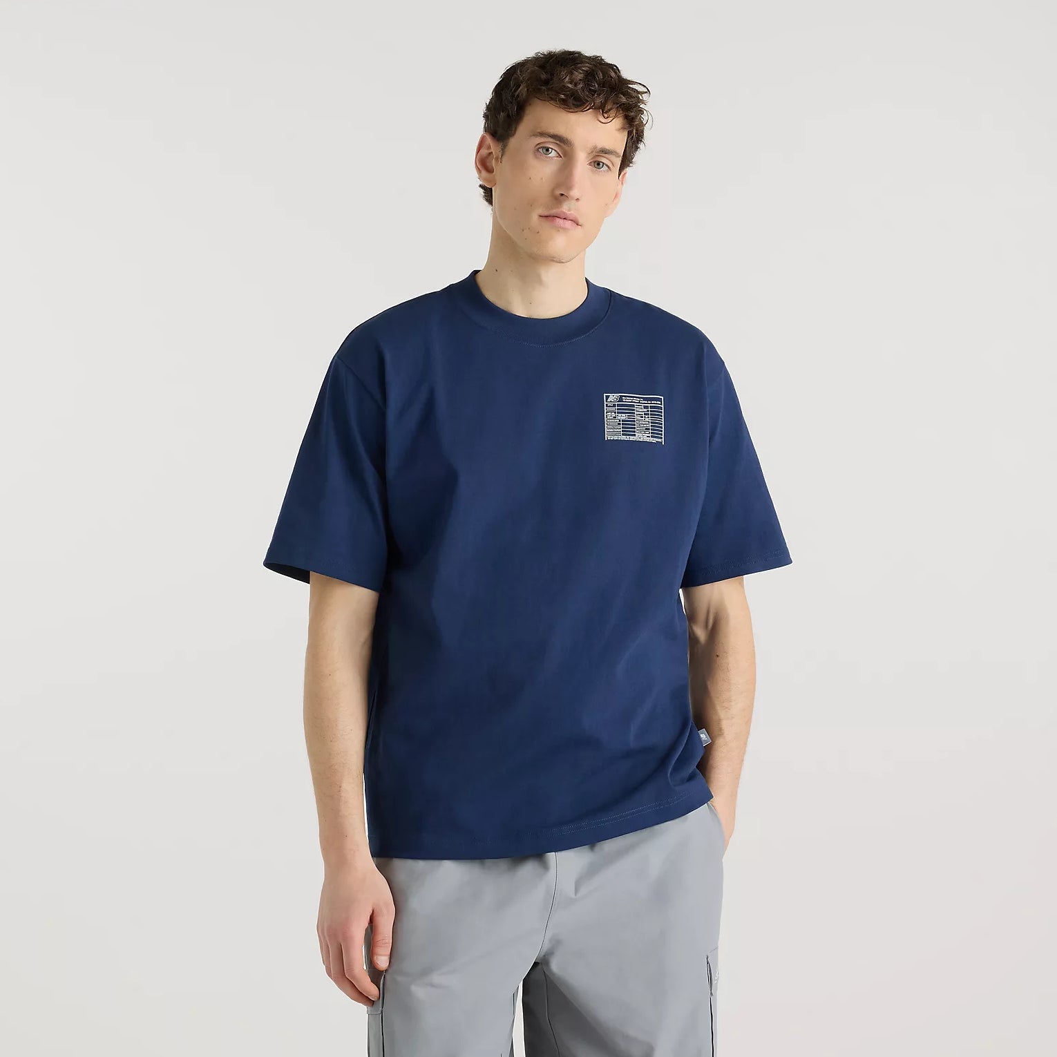 Мъжка тениска New Balance Archive Blueprint T-Shirt - MT62V4IQNNY