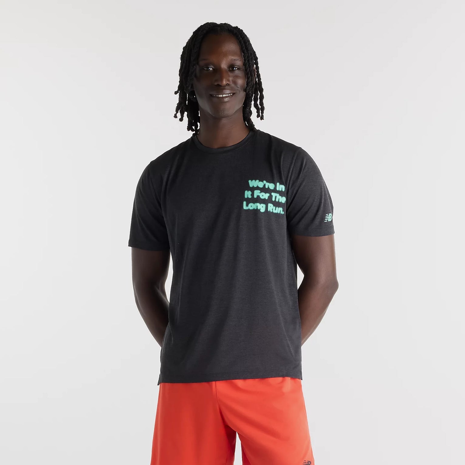 Мъжка тениска New Balance RC Essential Graphic T-Shirt - MT62Z9ZRBK