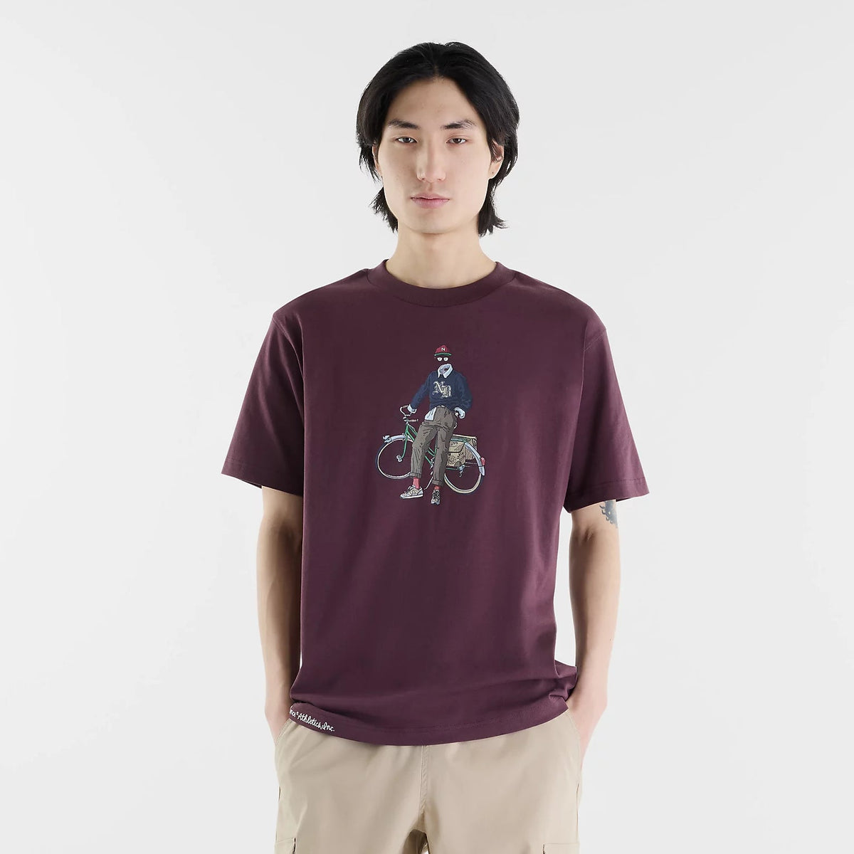 Мъжка тениска New Balance Varsity Bike T-Shirt - MT62M4ZXYLR