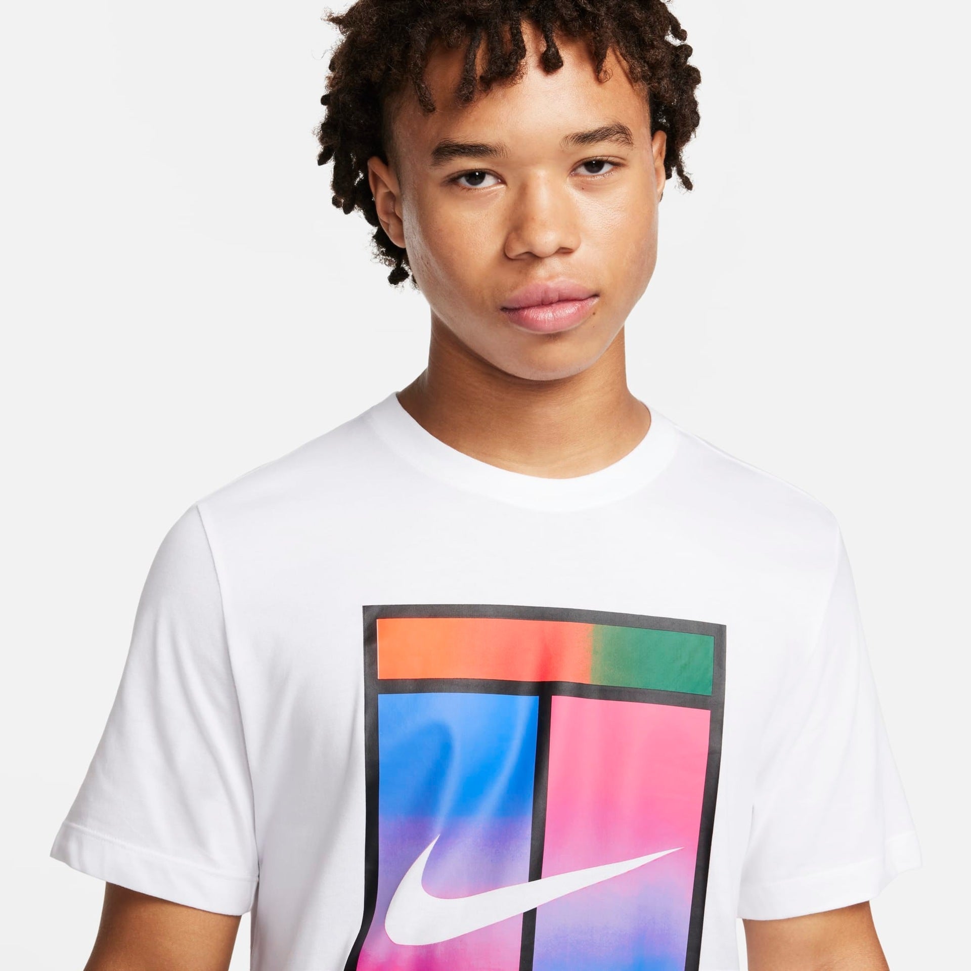 Мъжка тениска Nike Court Dri-FIT T-Shirt - FQ4934-100 отпред