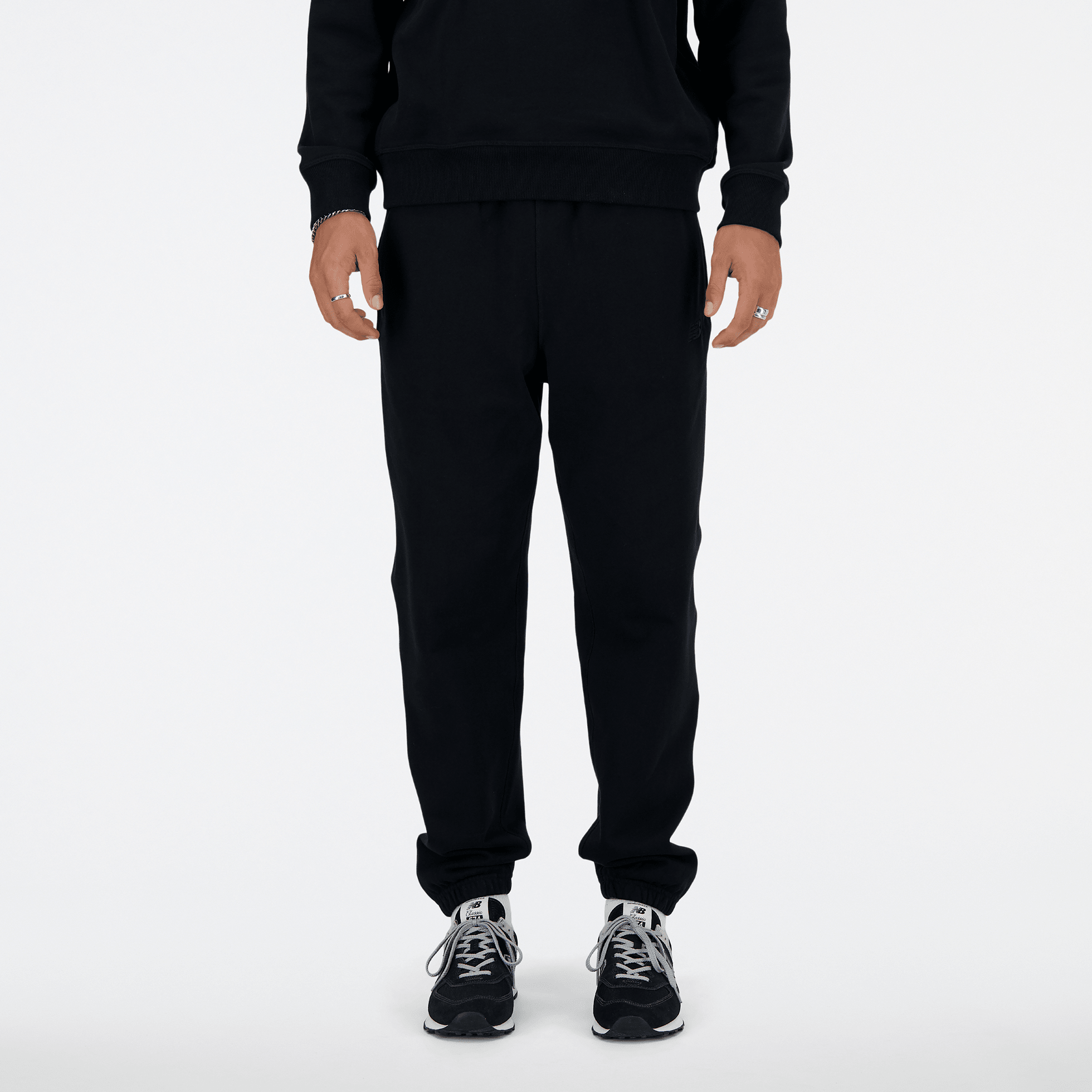 Мъжки джогър New Balance Athletics French Terry Jogger - MP41508BK