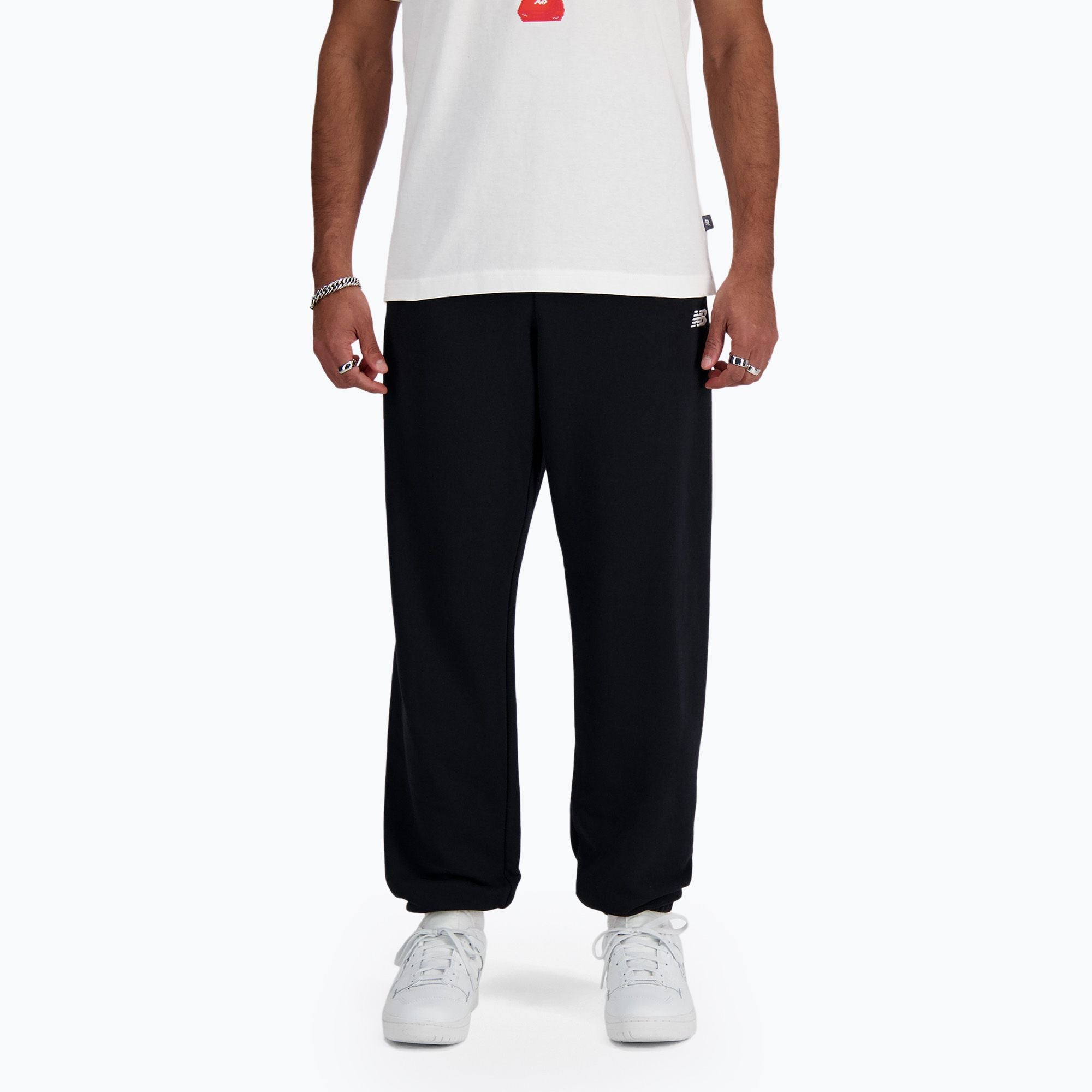 Мъжки джогър New Balance French Terry Jogger - MP41519BK
