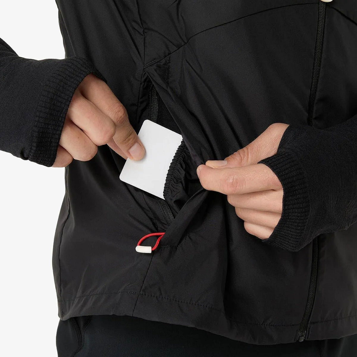 Мъжки елек Asics Road Winter Gilet - 2011D090-001 детайл джоб