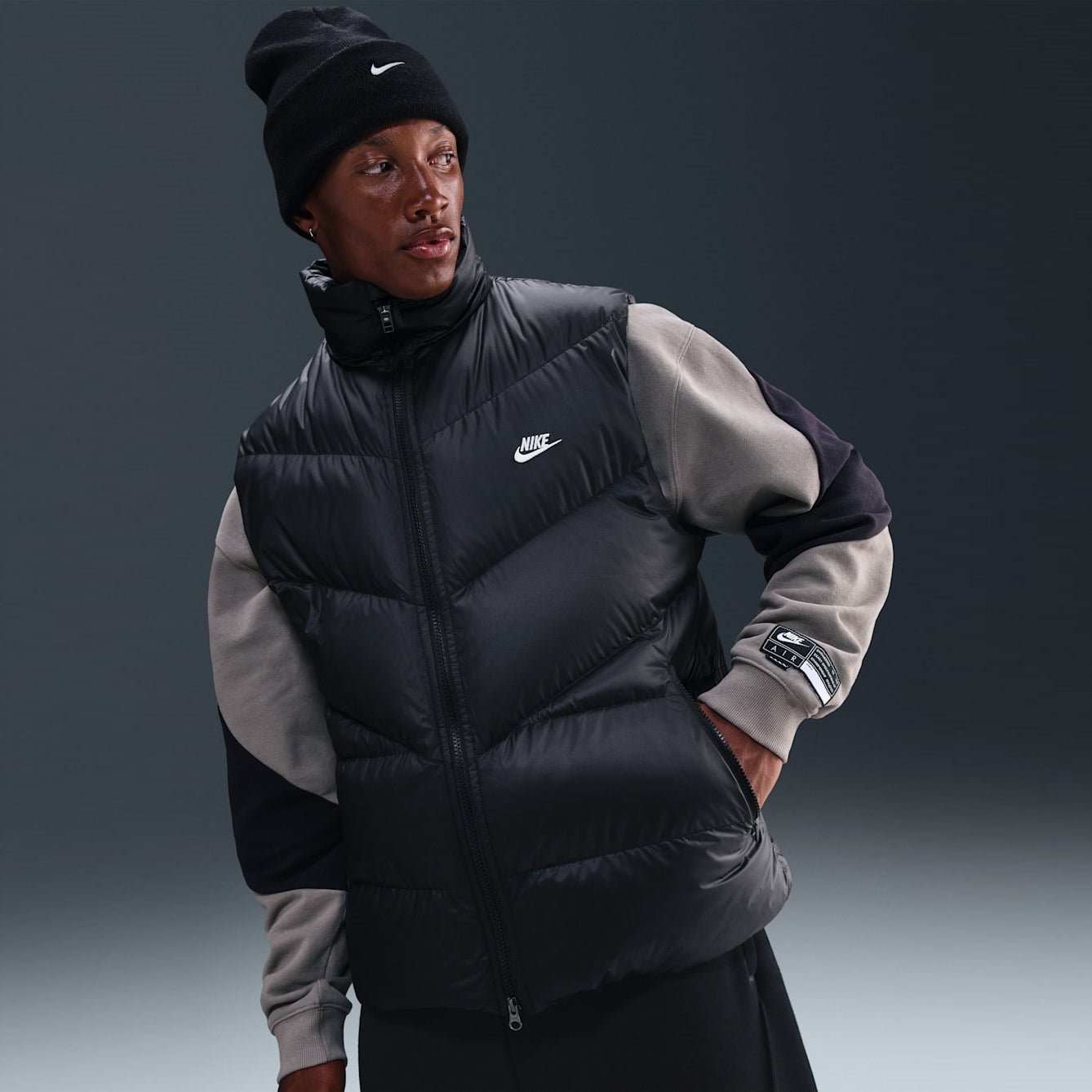 Мъжки елек Nike Windrunner Statement Down Gilet - HV1480-010