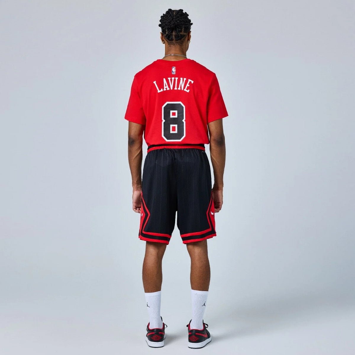 Мъжки къс панталон Jordan Chicago Bulls - CV9555-010 модел отзад