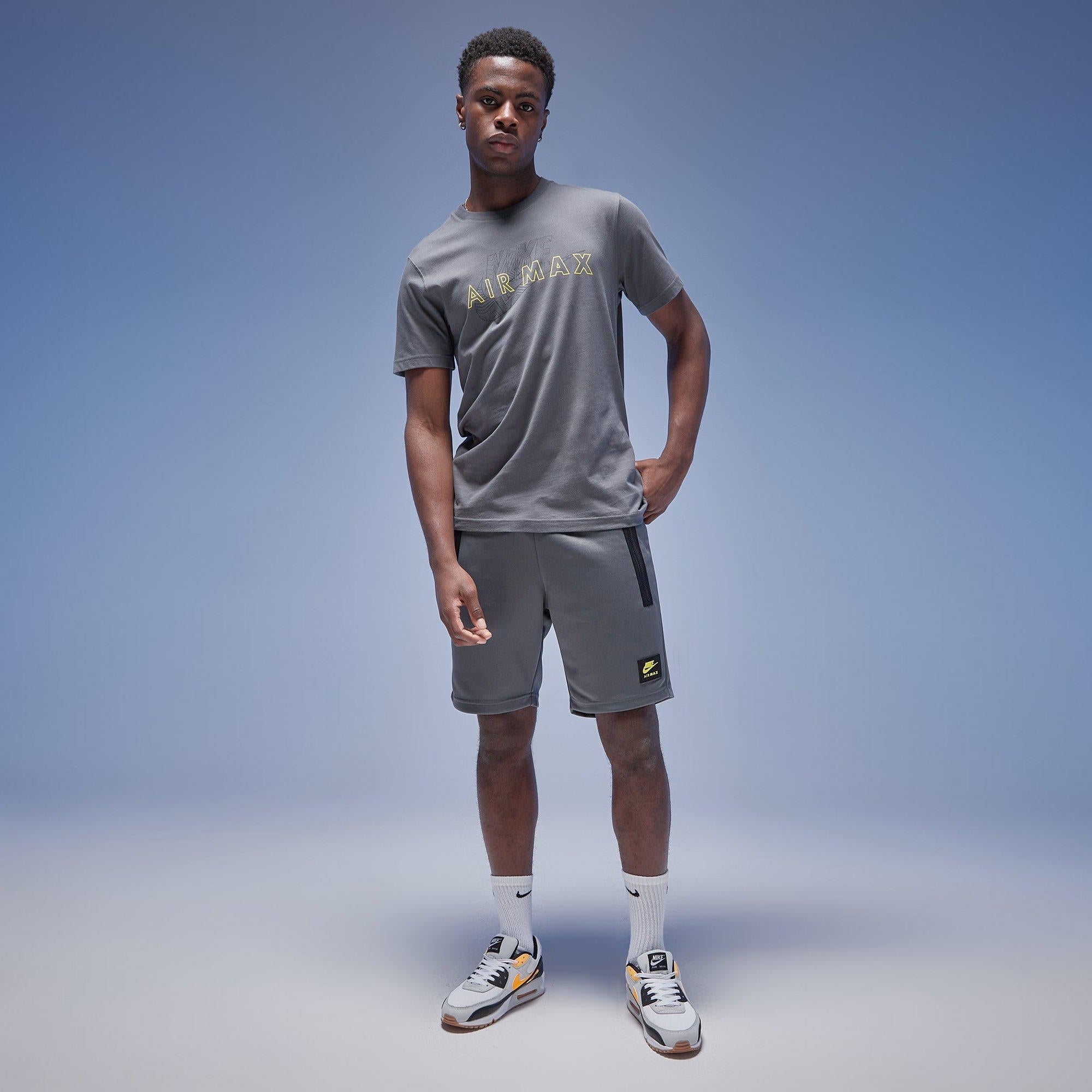 Мъжки къс панталон Nike Air Max Poly Knit Shorts - FV5592-068 модел отпред