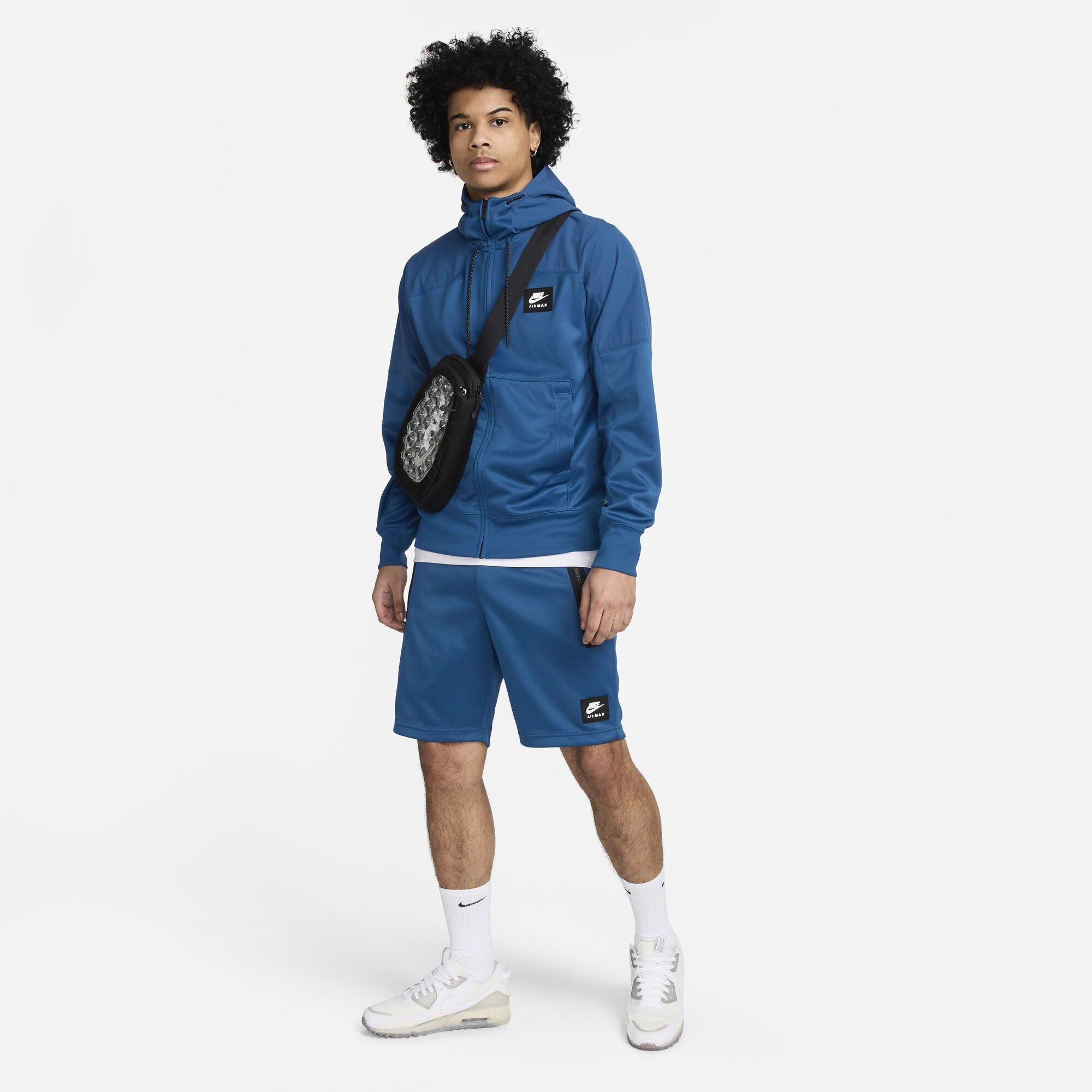 Мъжки къс панталон Nike Air Max Poly Knit Shorts - FV5592-476 модел отпред