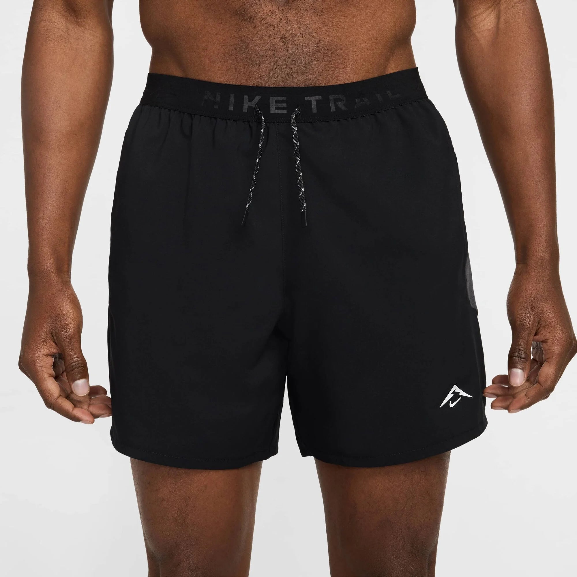 Мъжки къс панталон Nike Trail Dri-FIT Brief-Lined Running Shorts - HJ3574-010 отпред