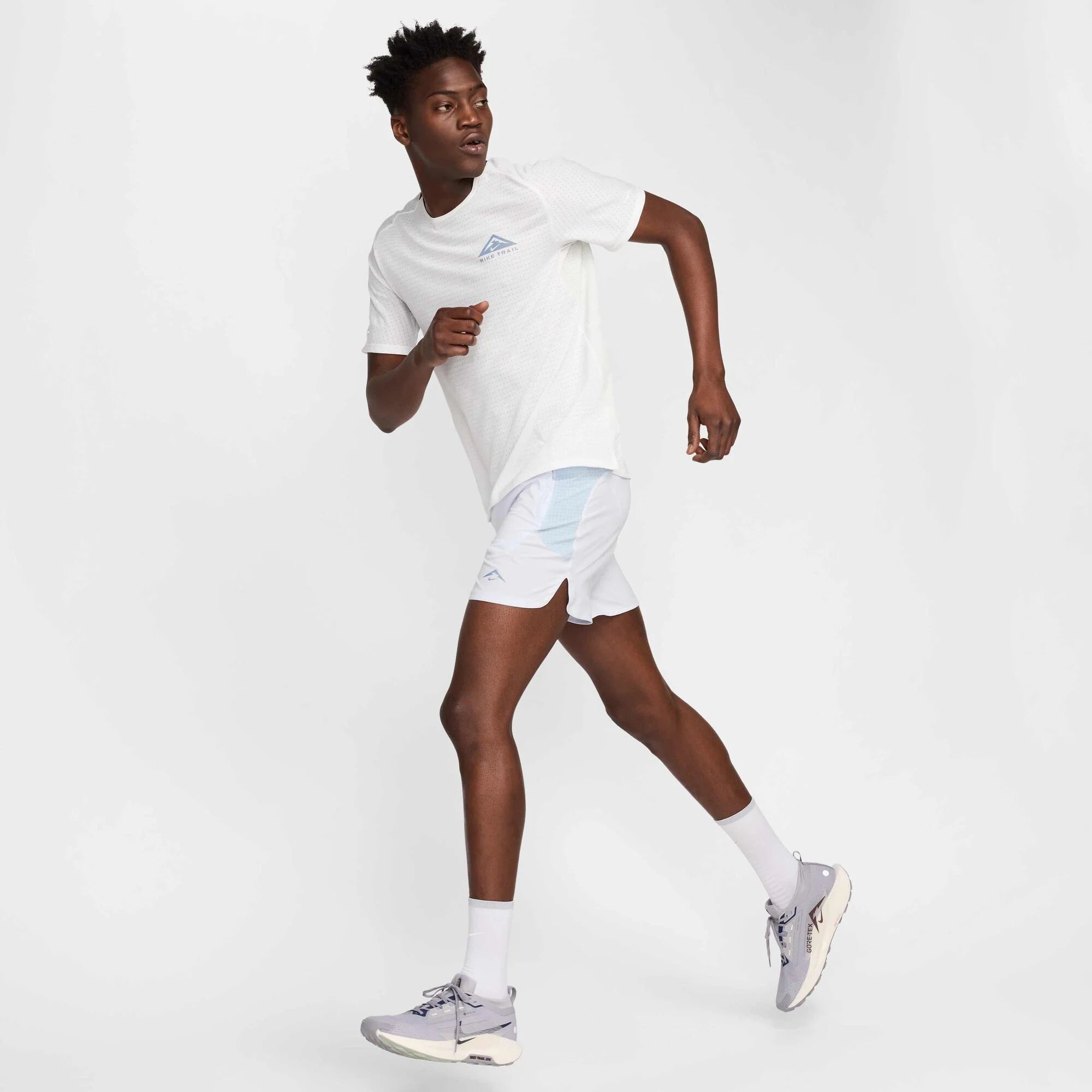 Мъжки къс панталон Nike Trail Dri-FIT Brief-Lined Running Shorts - HJ3574-085 модел отпред
