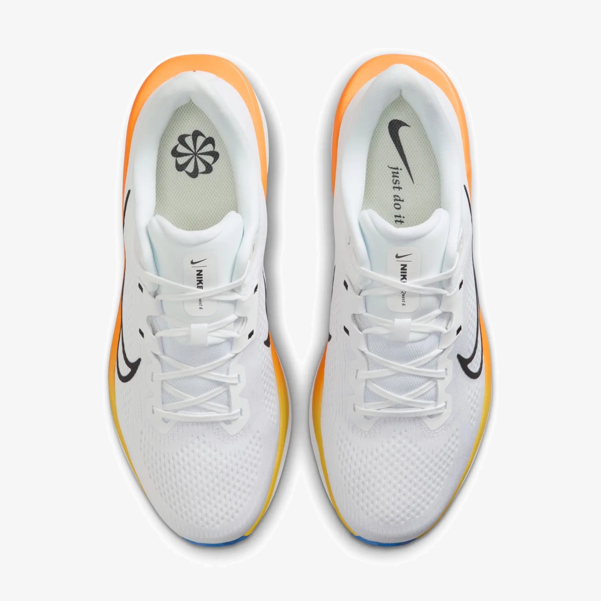 Мъжки маратонки Nike Quest 6 Road Running Shoes - FD6033-111 отгоре