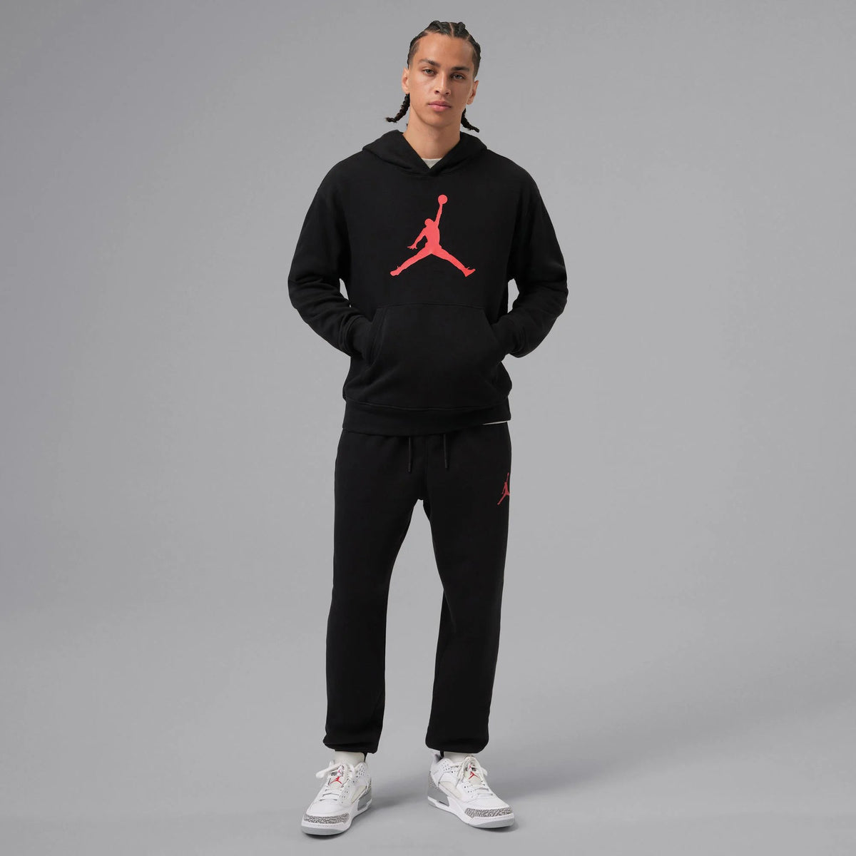 Мъжки панталон Jordan Jumpman Fleece Pants - IR0331-010 модел отпред