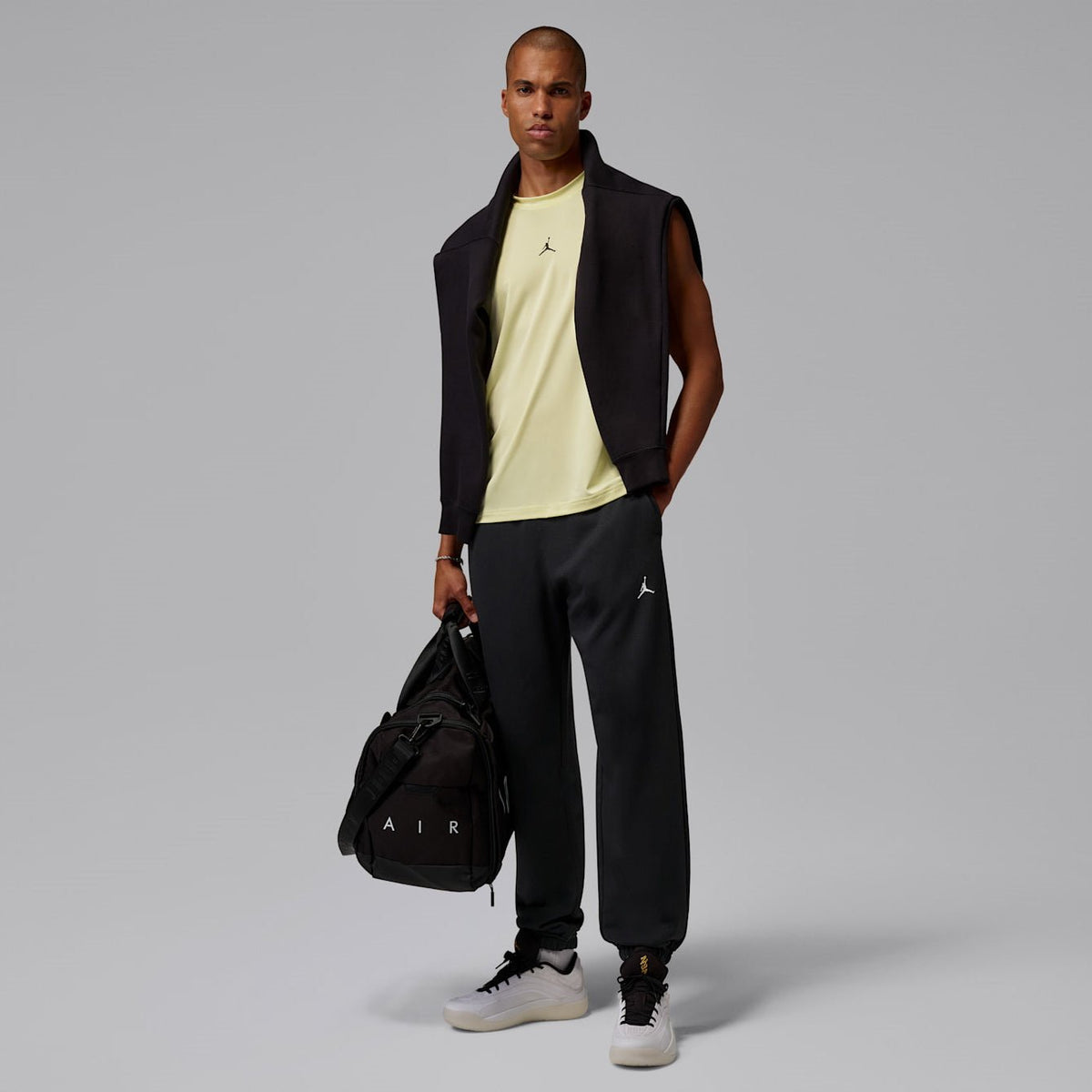 Мъжки панталон Jordan Sport Crossover Dri-FIT Fleece Trousers - IM7668-010 модел отпред