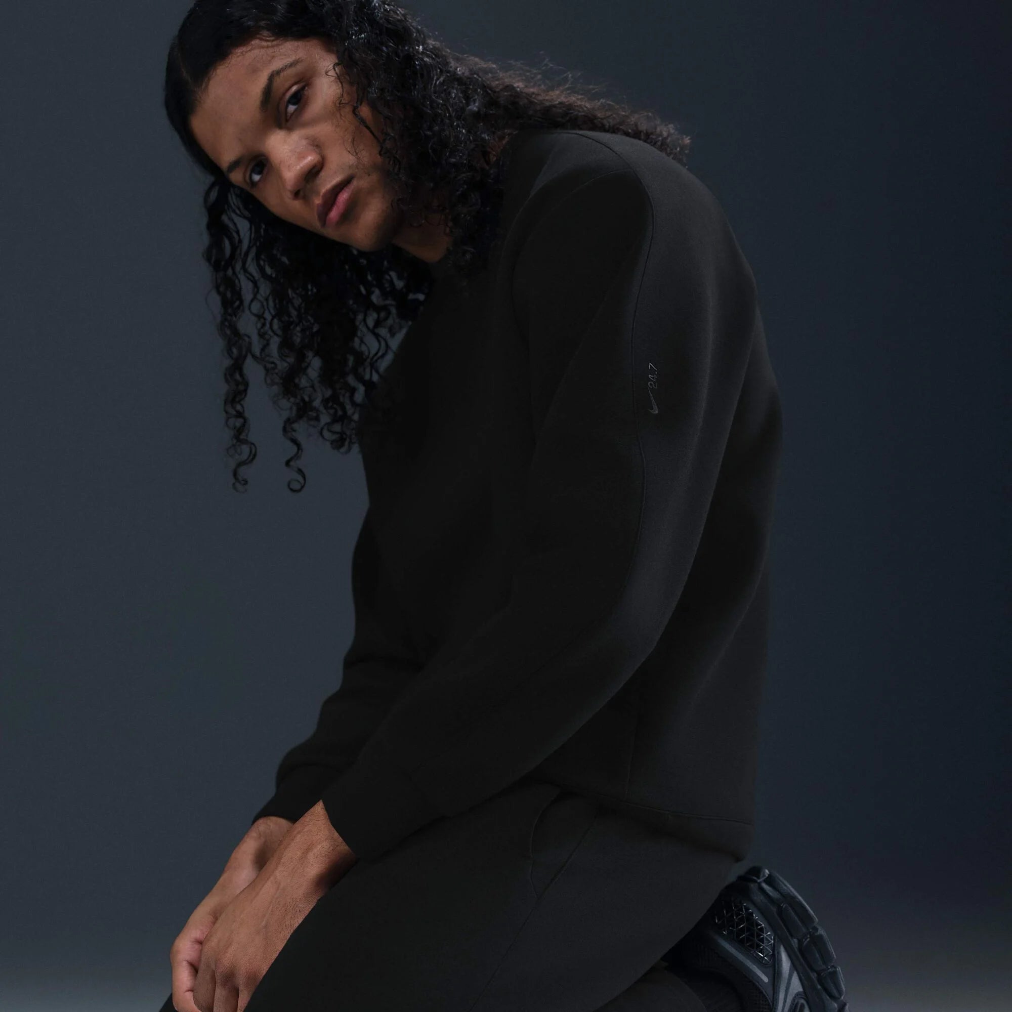 Мъжки панталон Nike 24.7 ImpossiblySoft Dri-FIT Trousers HQ6970-010 лайфстайл визия