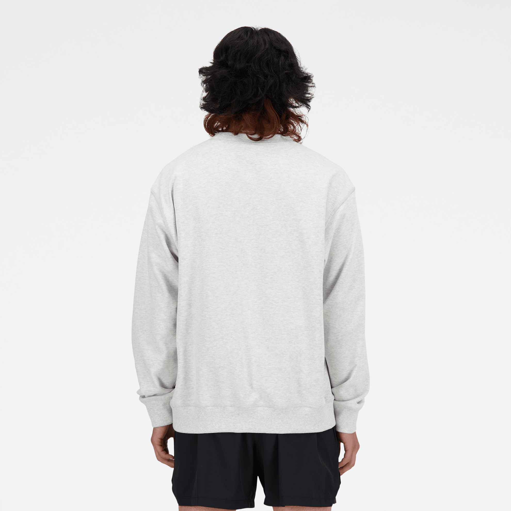 Мъжки суитшърт New Balance Athletics French Terry Crew - MT41506AHH отзад