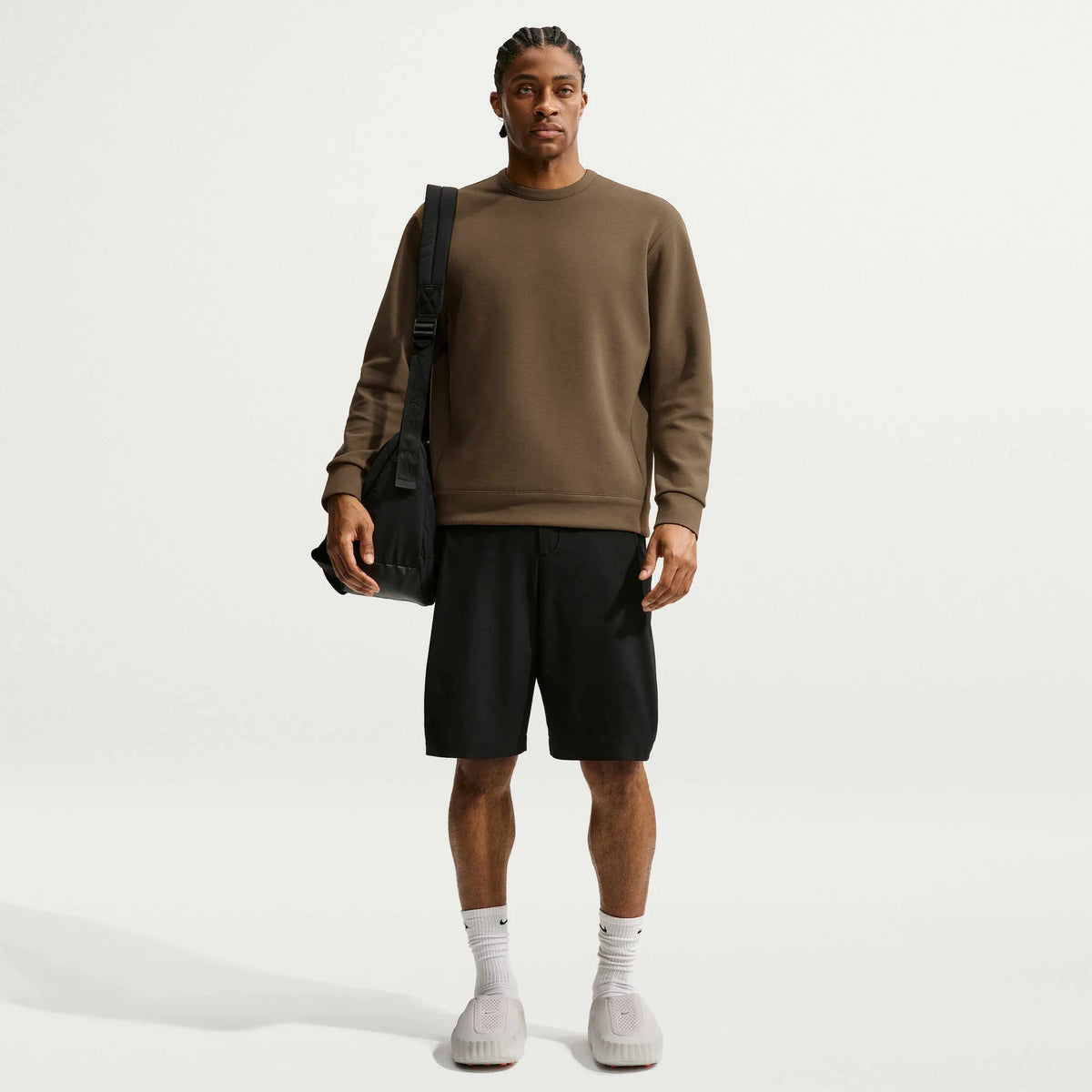 Мъжки суитшърт Nike 24.7 ImpossiblySoft Dri-FIT Crew Sweatshirt - HQ6964-212 модел отпред