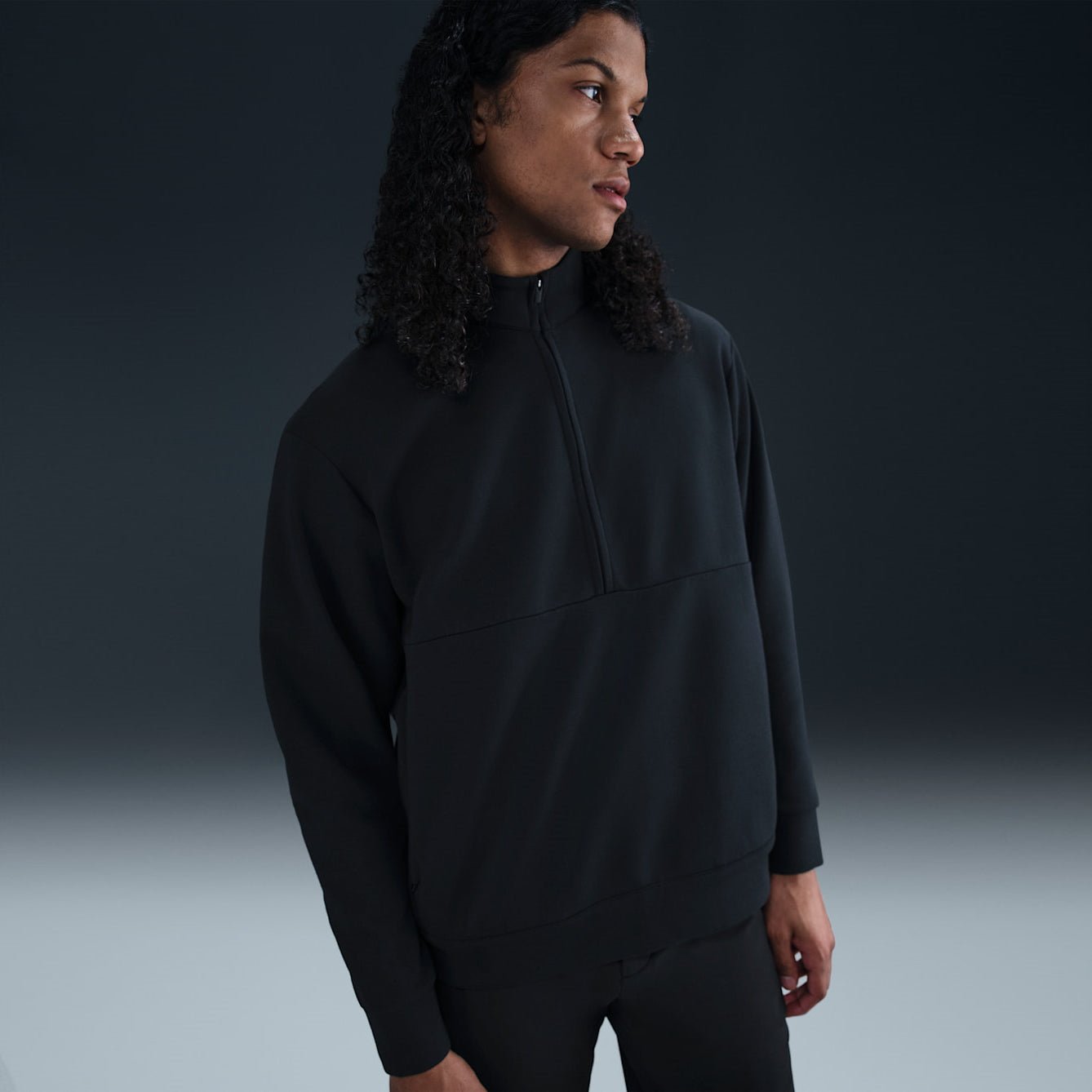 Мъжки суитшърт Nike 24.7 ImpossiblySoft Dri-FIT 1/2-Zip Top HQ6953-010