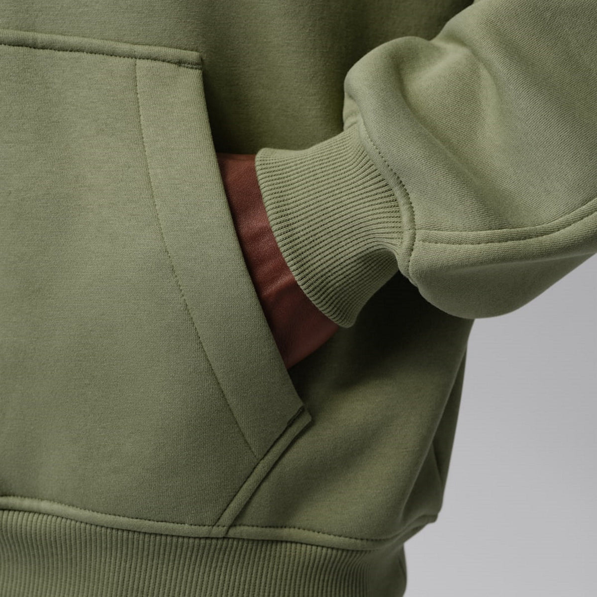 Мъжко худи Jordan Brooklyn Oversized Fleece Pullover Hoodie - IM8911-334 детайл джоб