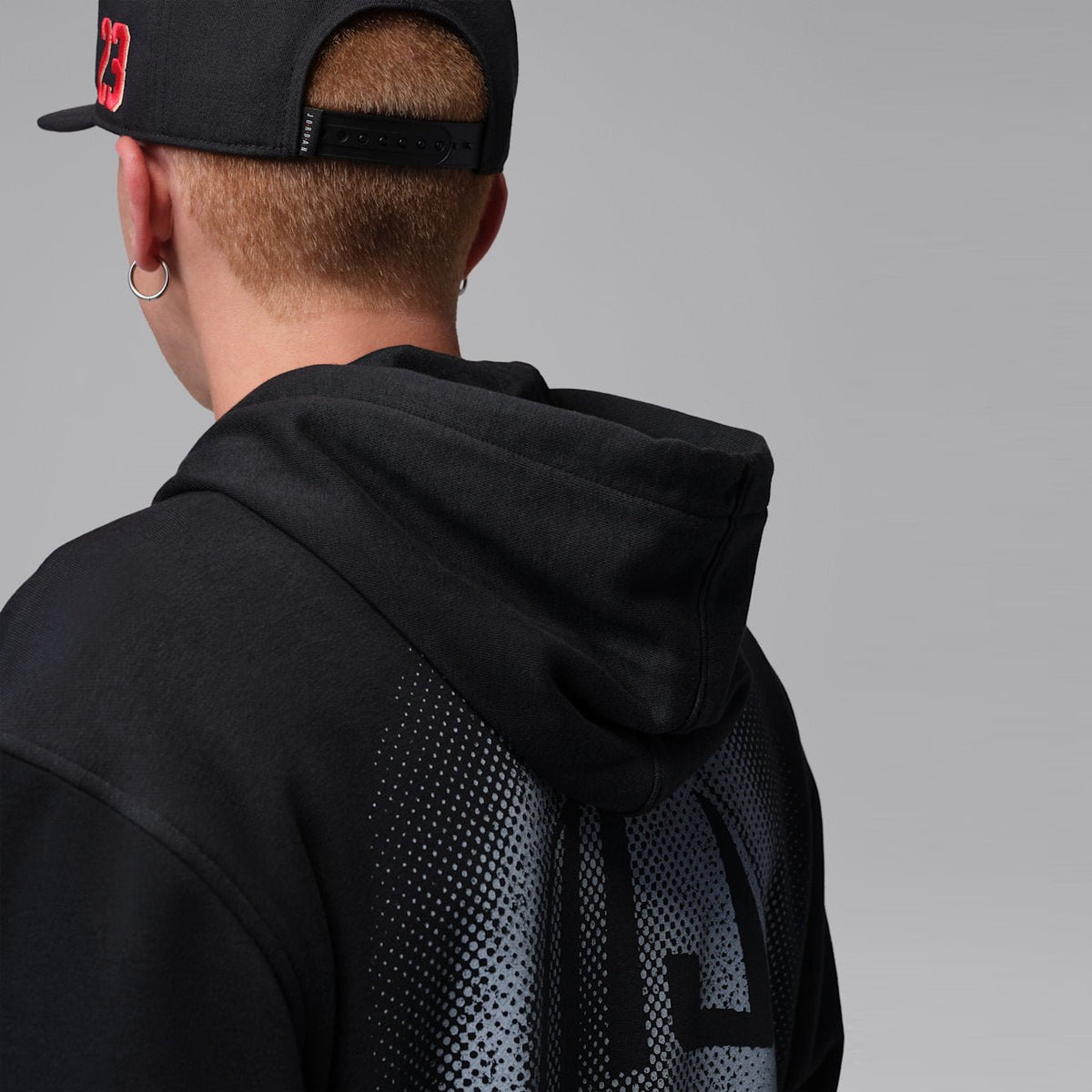 Мъжко худи Jordan Sport Crossover Fleece Pullover Hoodie - IM7764-010 
детайл отзад