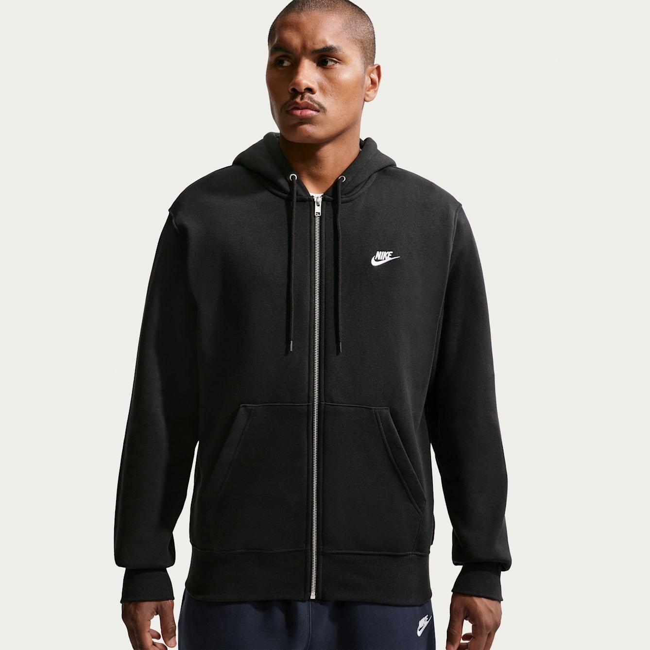 Мъжко худи Nike Club Full-Zip Fleece Hoodie - FN3861-010