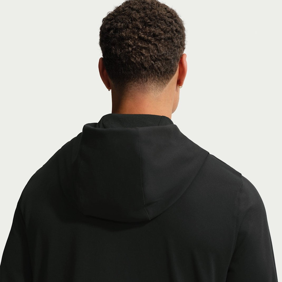 Мъжко худи Nike Primary NanoKnit Dri-FIT UV Protection Pullover Performance Hoodie - II1304-010 детайл качулка