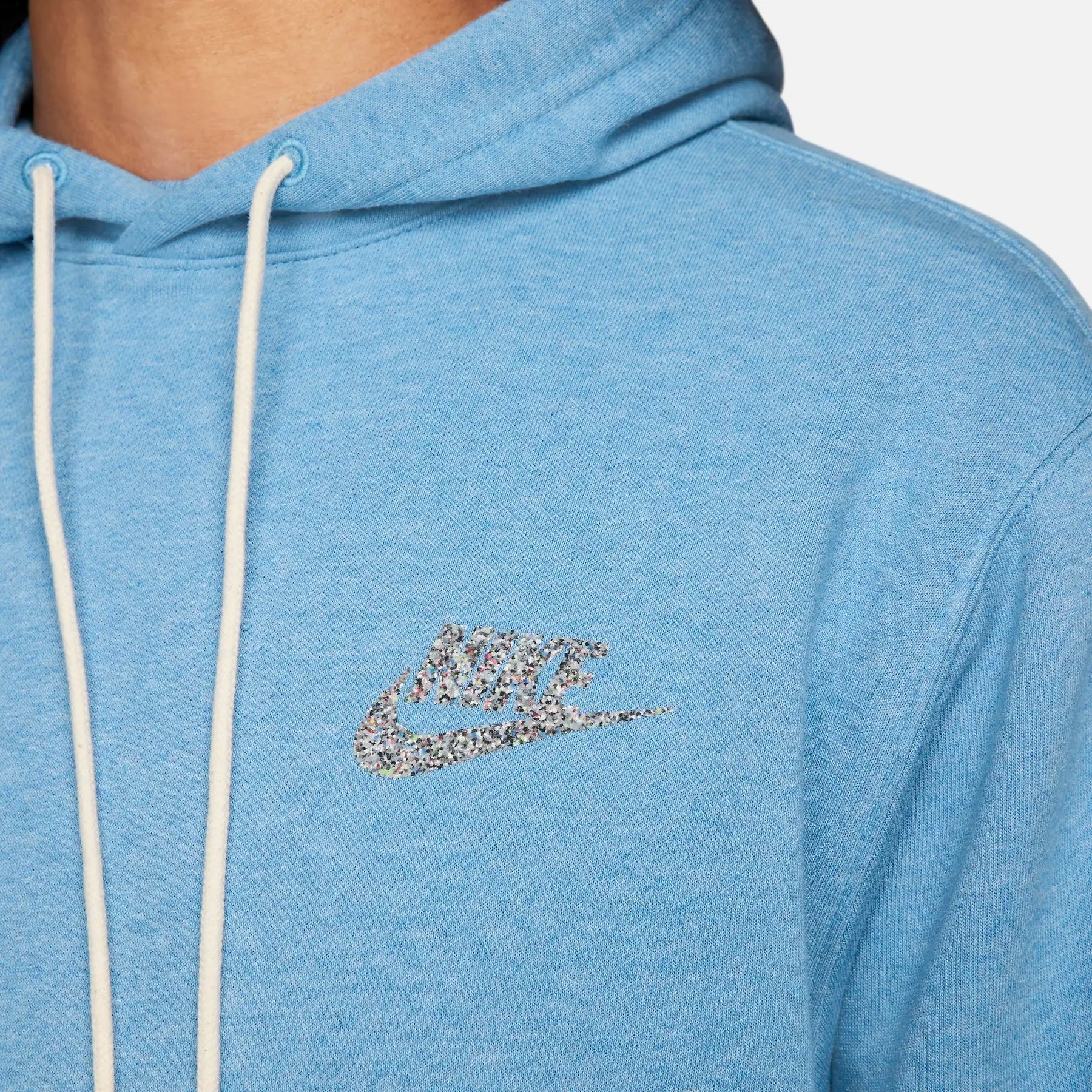 Мъжко худи Nike Sportswear Revival Fleece Hoodie - DM5624-469 детайл лого