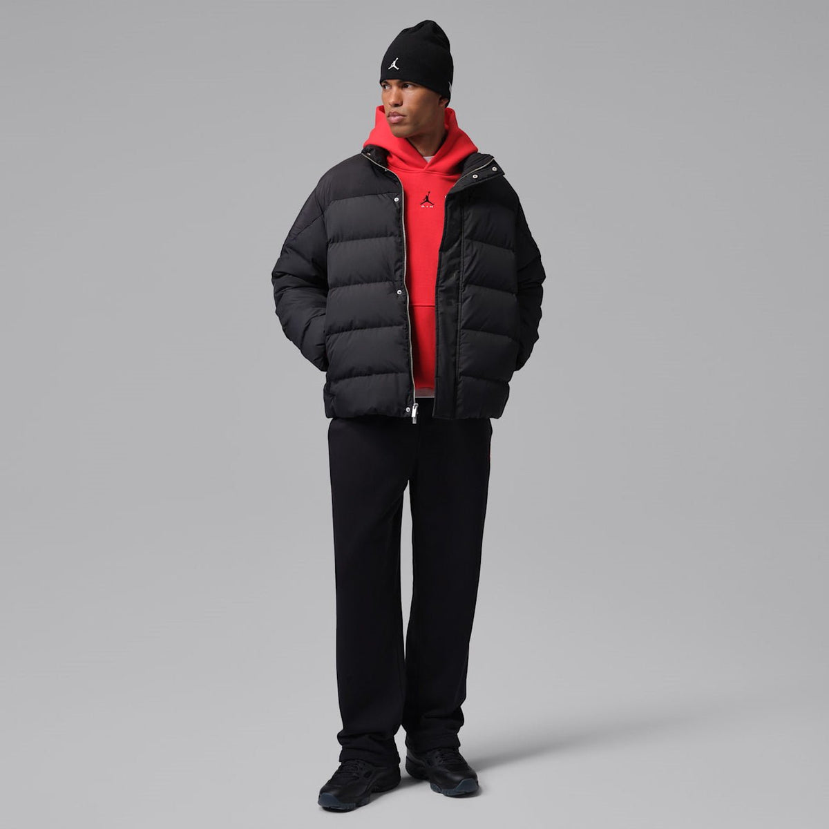 Мъжко яке Jordan Flight Down Puffer Jacket - IM9161-010 модел отпред