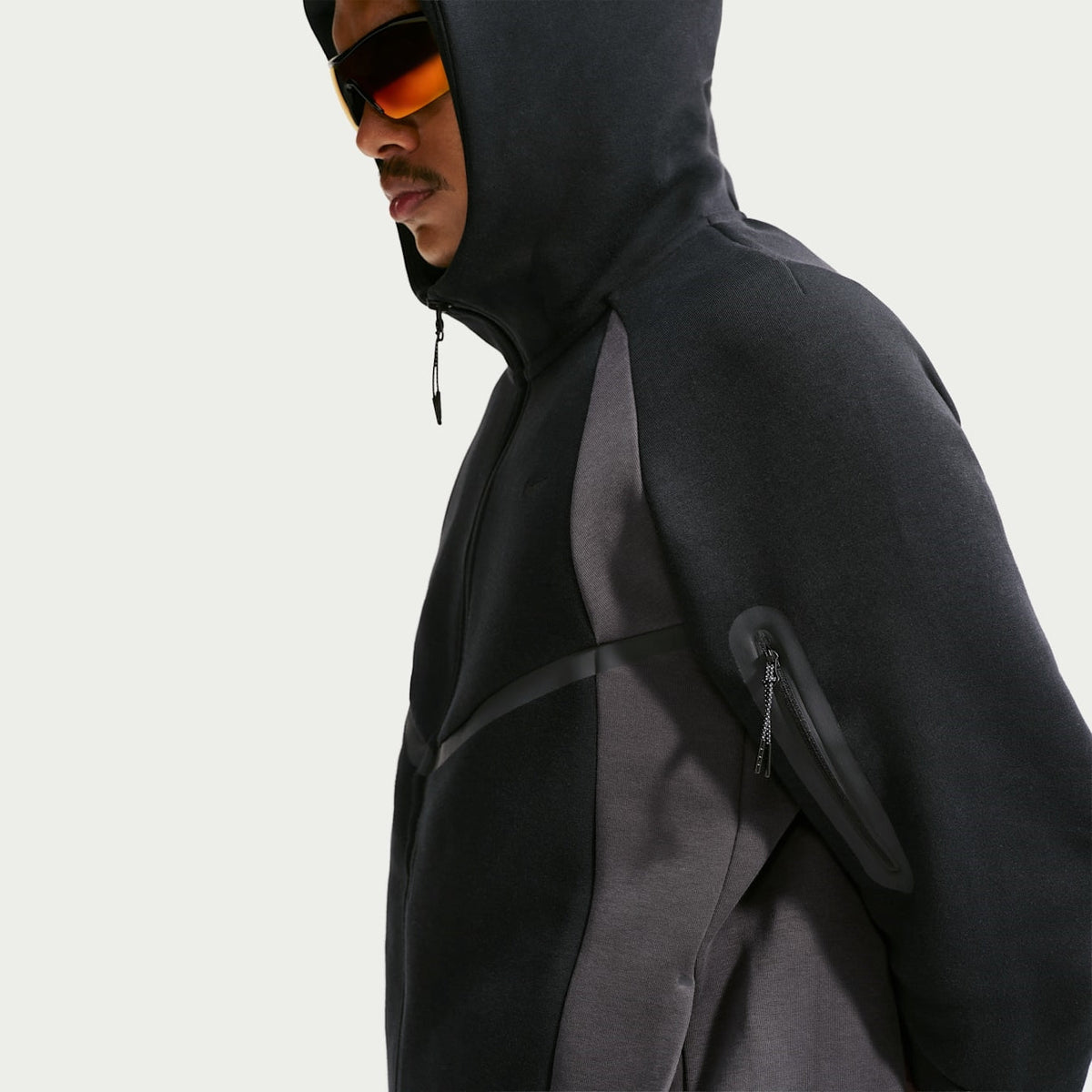 Мъжко яке Nike Tech Colour-Block Full-Zip Fleece Windrunner Jacket -IF1325-010 отпред