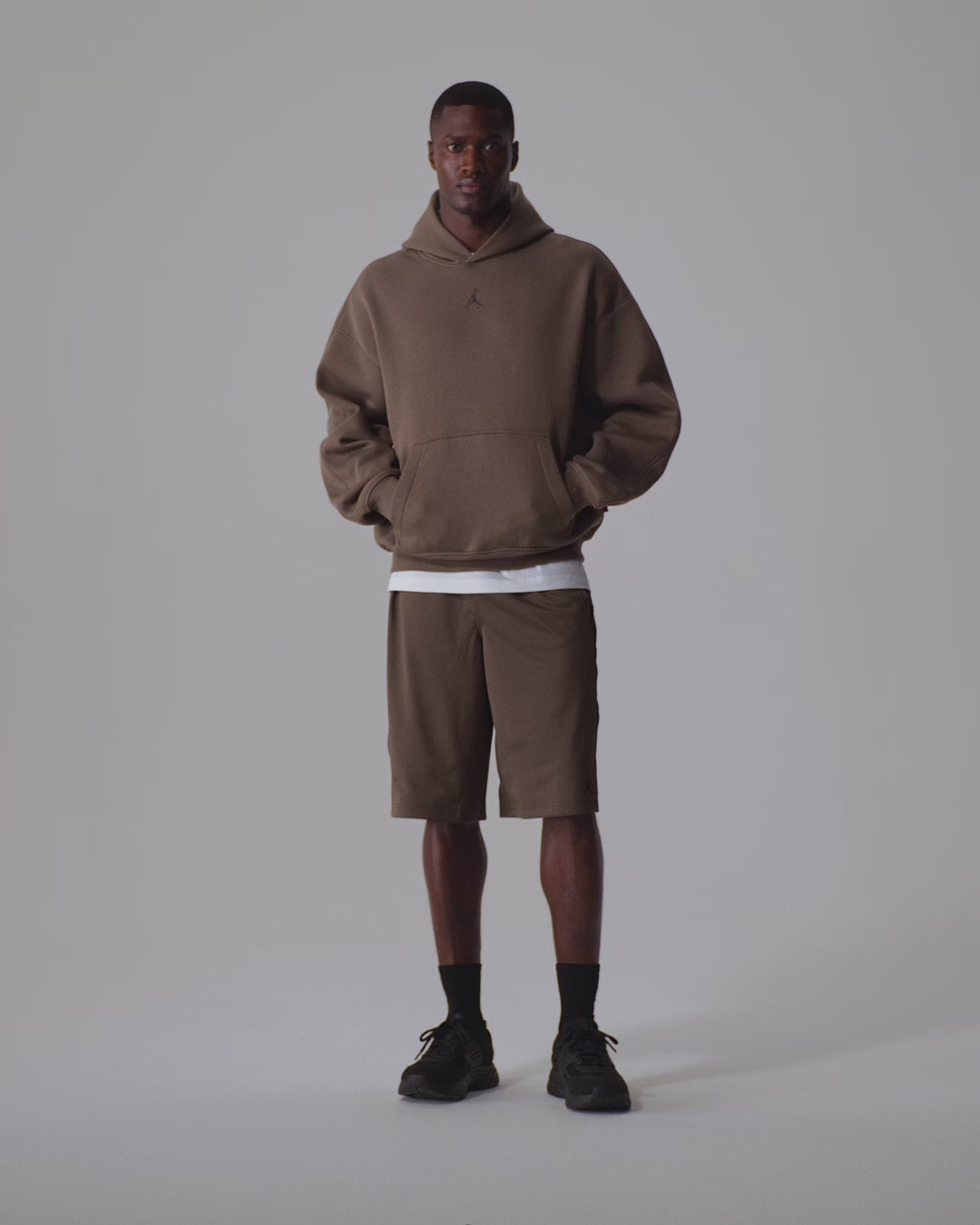 Мъжко худи Jordan Brooklyn Oversized Fleece Pullover Hoodie - IM8911-274 модел видео