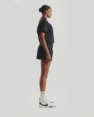 Дамска тениска Nike Pre-Game Fleece Oversized Mod-Cropped Top - IM8179-010 модел видео