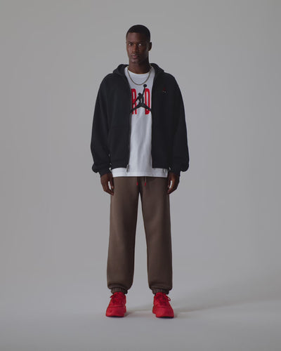 Мъжко худи Jordan Brooklyn Full-Zip Hoodie - IU0243-010 модел видео