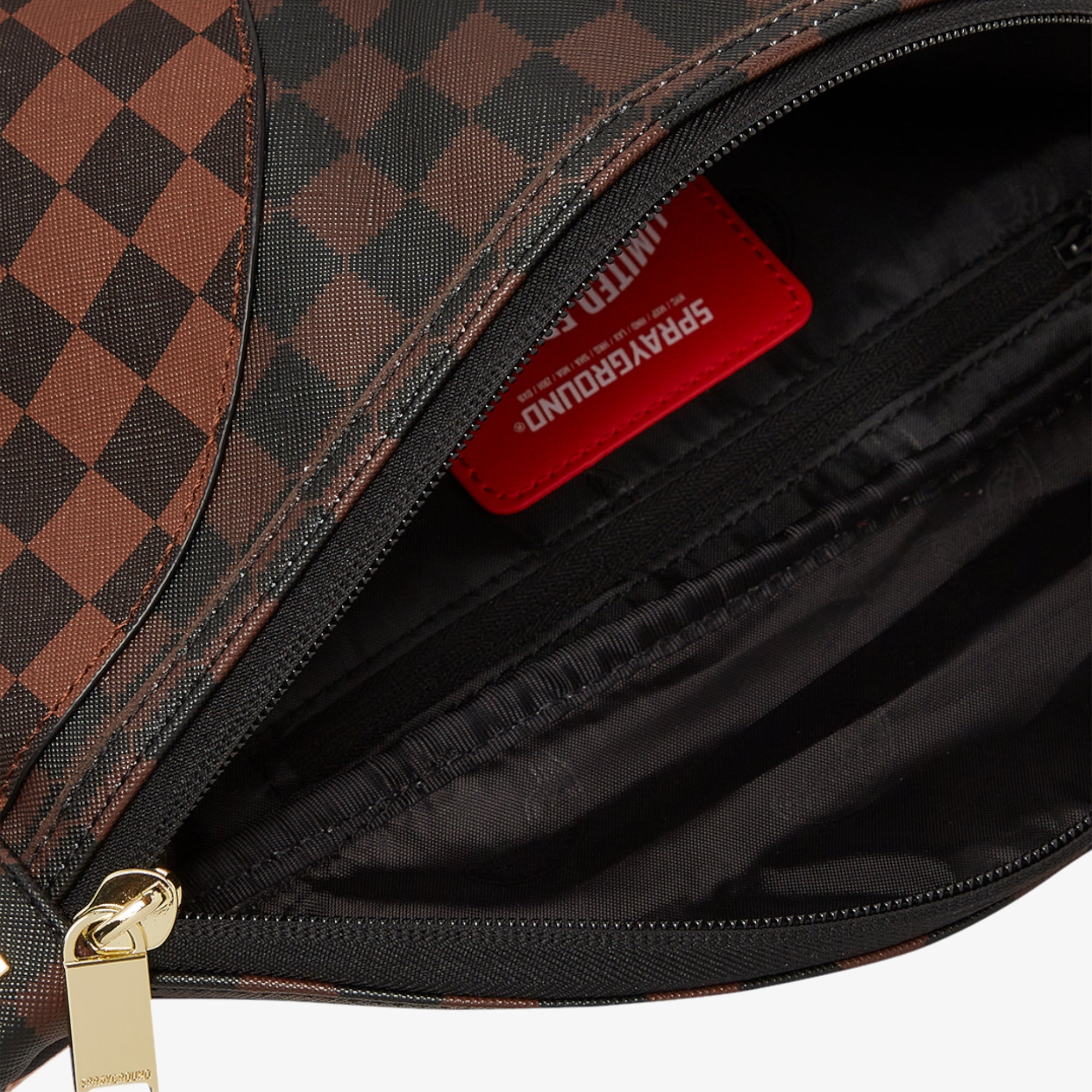 Унисекс чанта Sprayground Boujee Strap Crossbody - 910B7463NSZ детайл цип