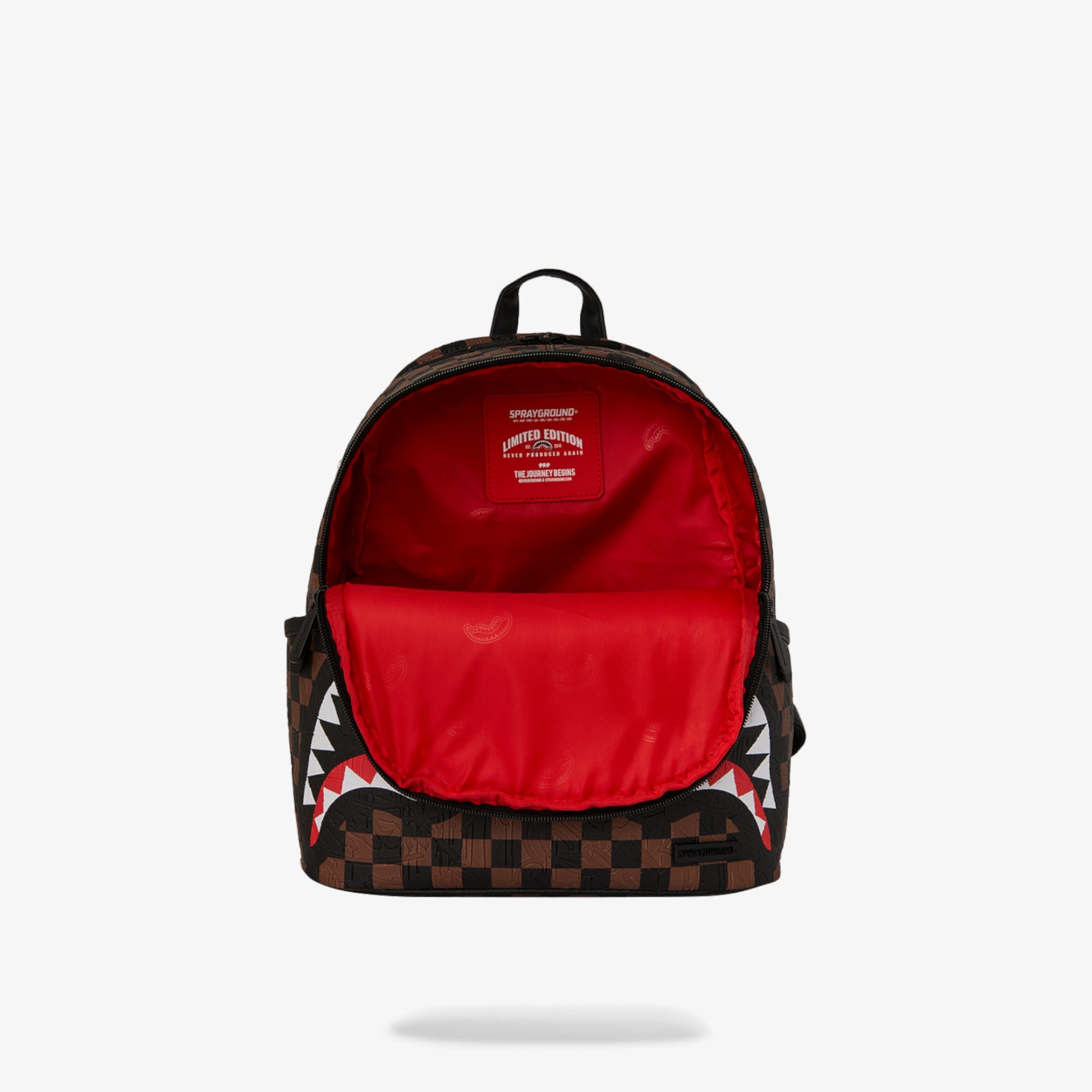 Унисекс чанта Sprayground Check 2 Emboss Savage Backpack - 910B8233NSZ детайл джоб