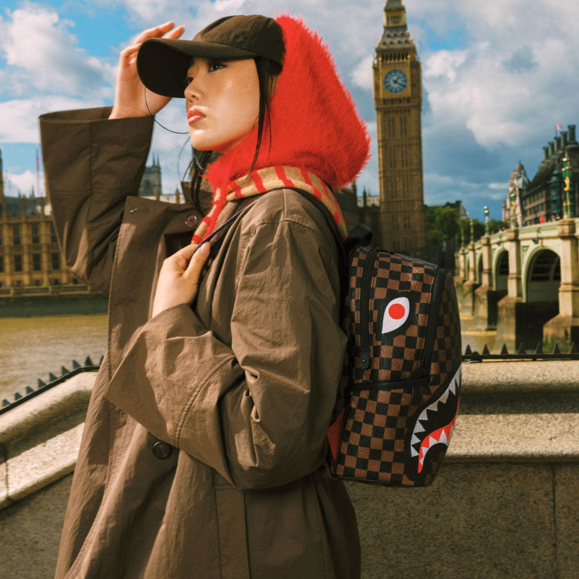 Унисекс чанта Sprayground Check 2 Emboss Savage Backpack - 910B8233NSZ модел