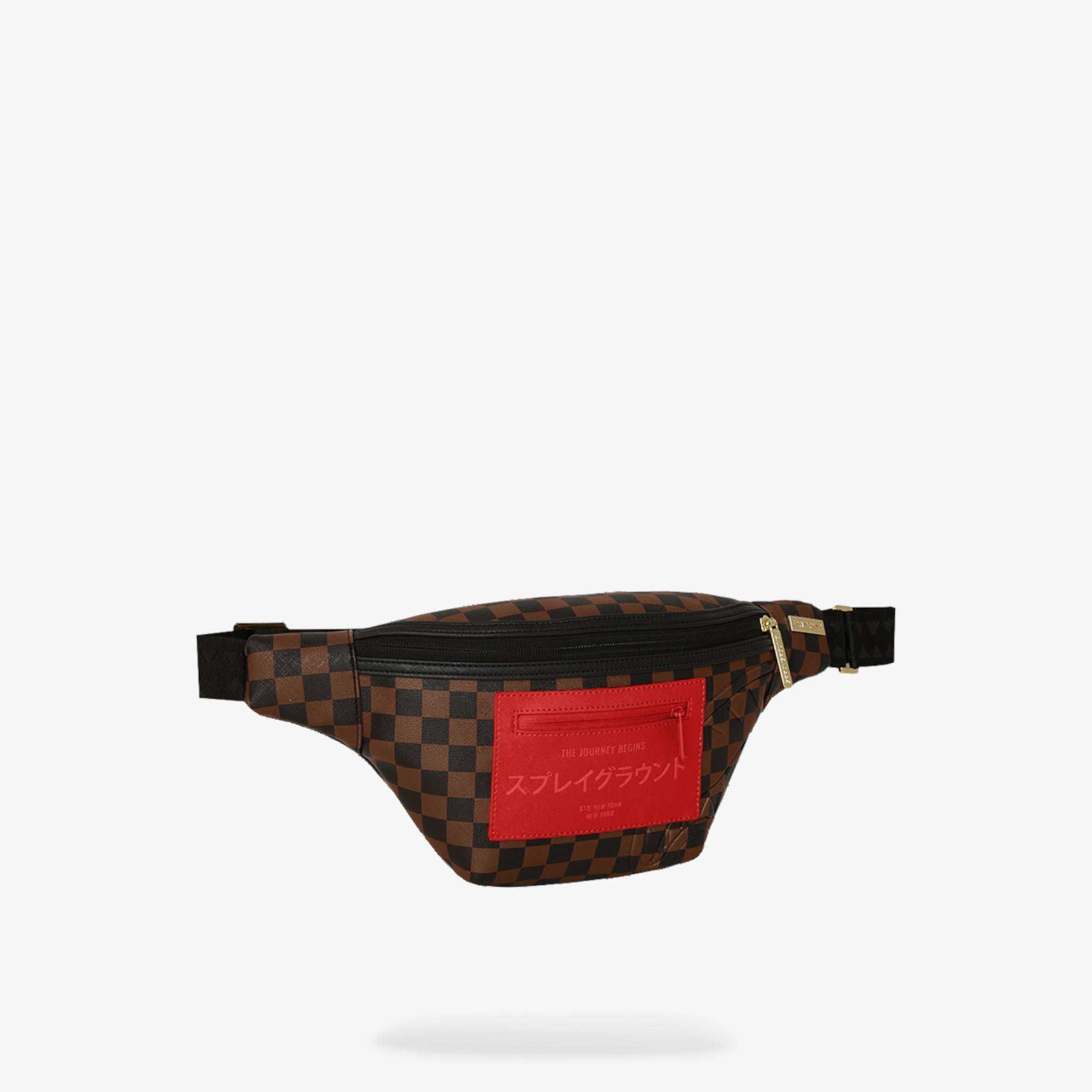 Унисекс чанта Sprayground Red Redemption Pyramid Savvy Crossbody - 910B8903NSZ отстрани