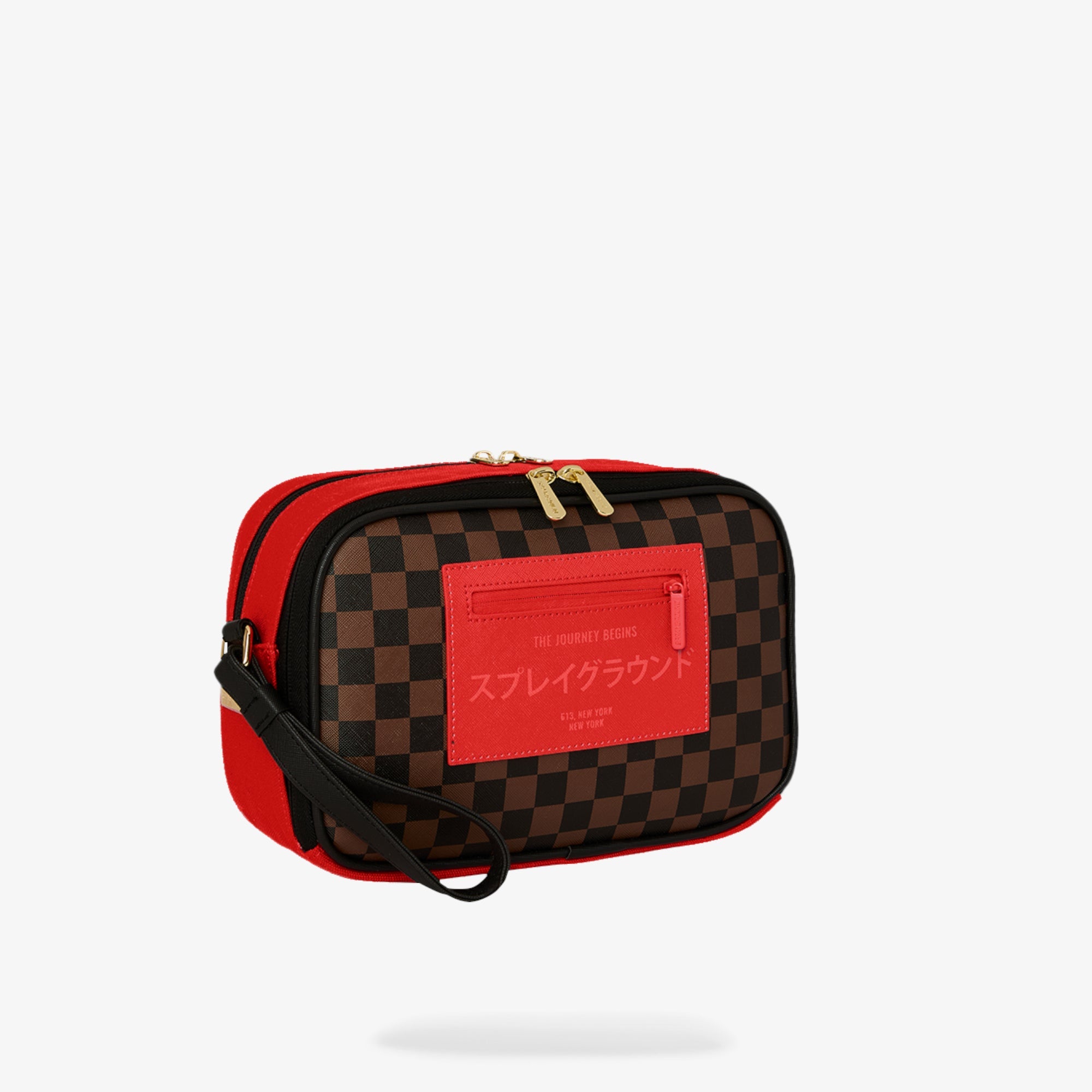 Унисекс чанта Sprayground Red Redemption Monte Toiletry Brick - 910B8899NSZ отстрани
