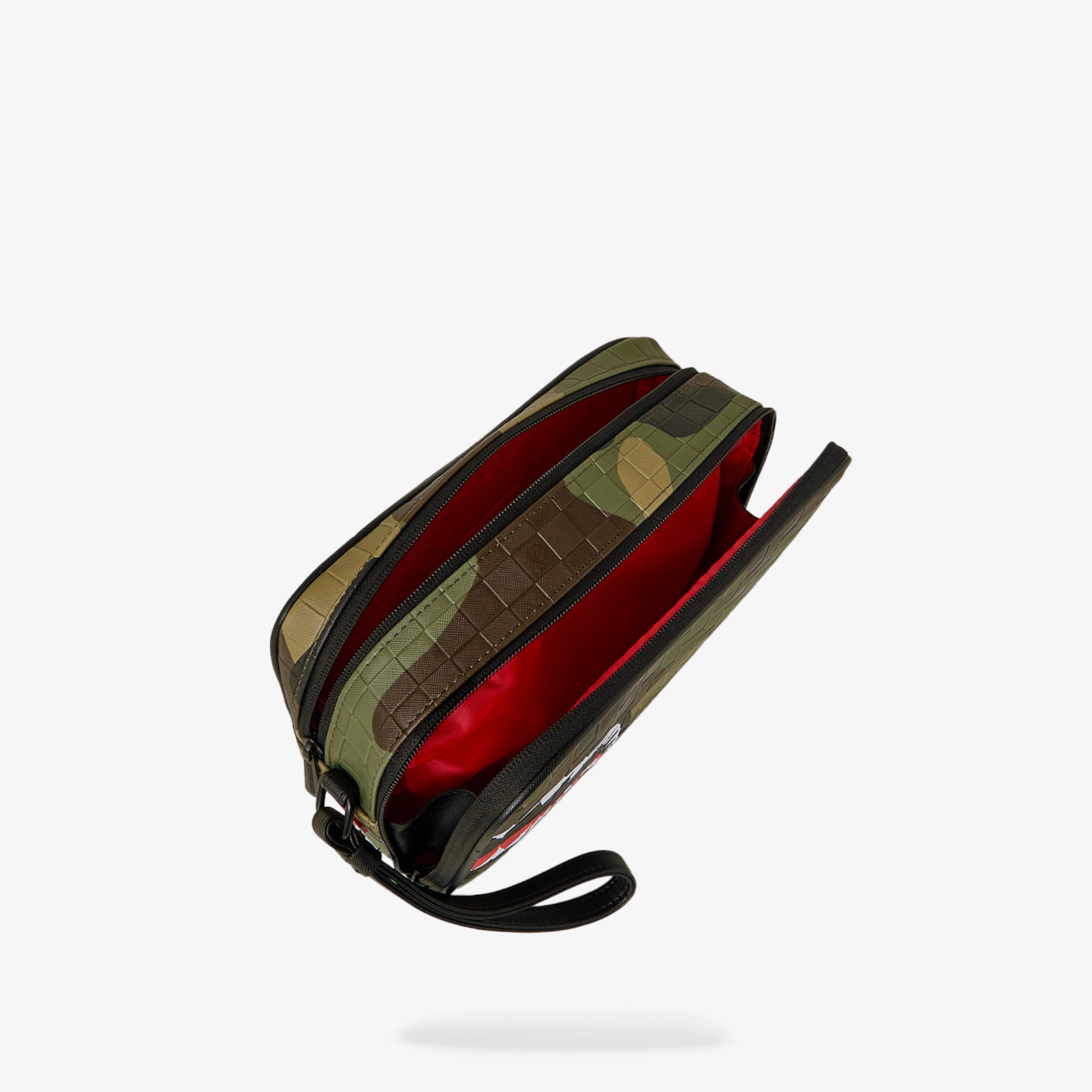 Унисекс чанта Sprayground Woodland Camo Check Toiletry Bag - Airhouse