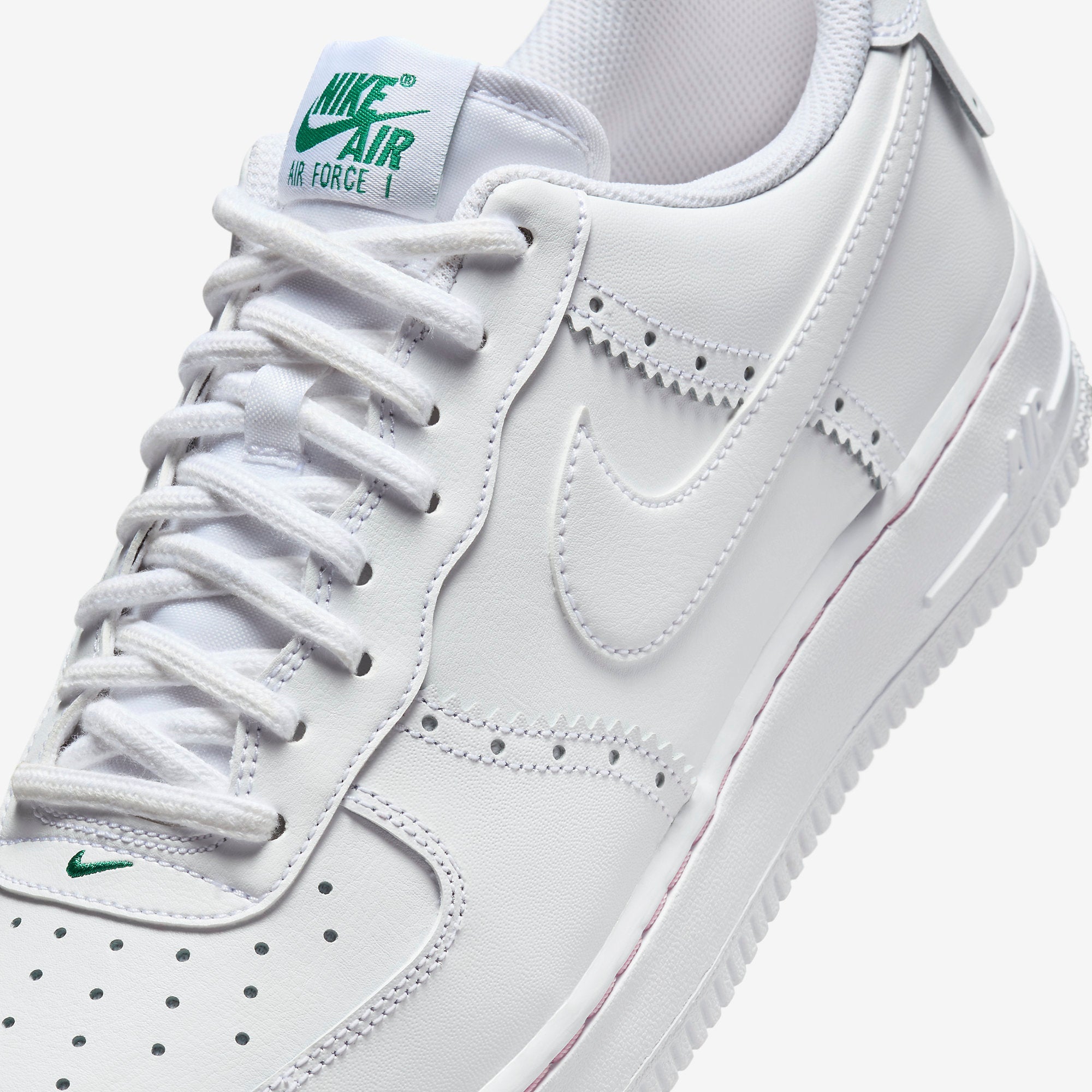Унисекс кецове Nike Air Force 1 Low "Brogue White" - Airhouse